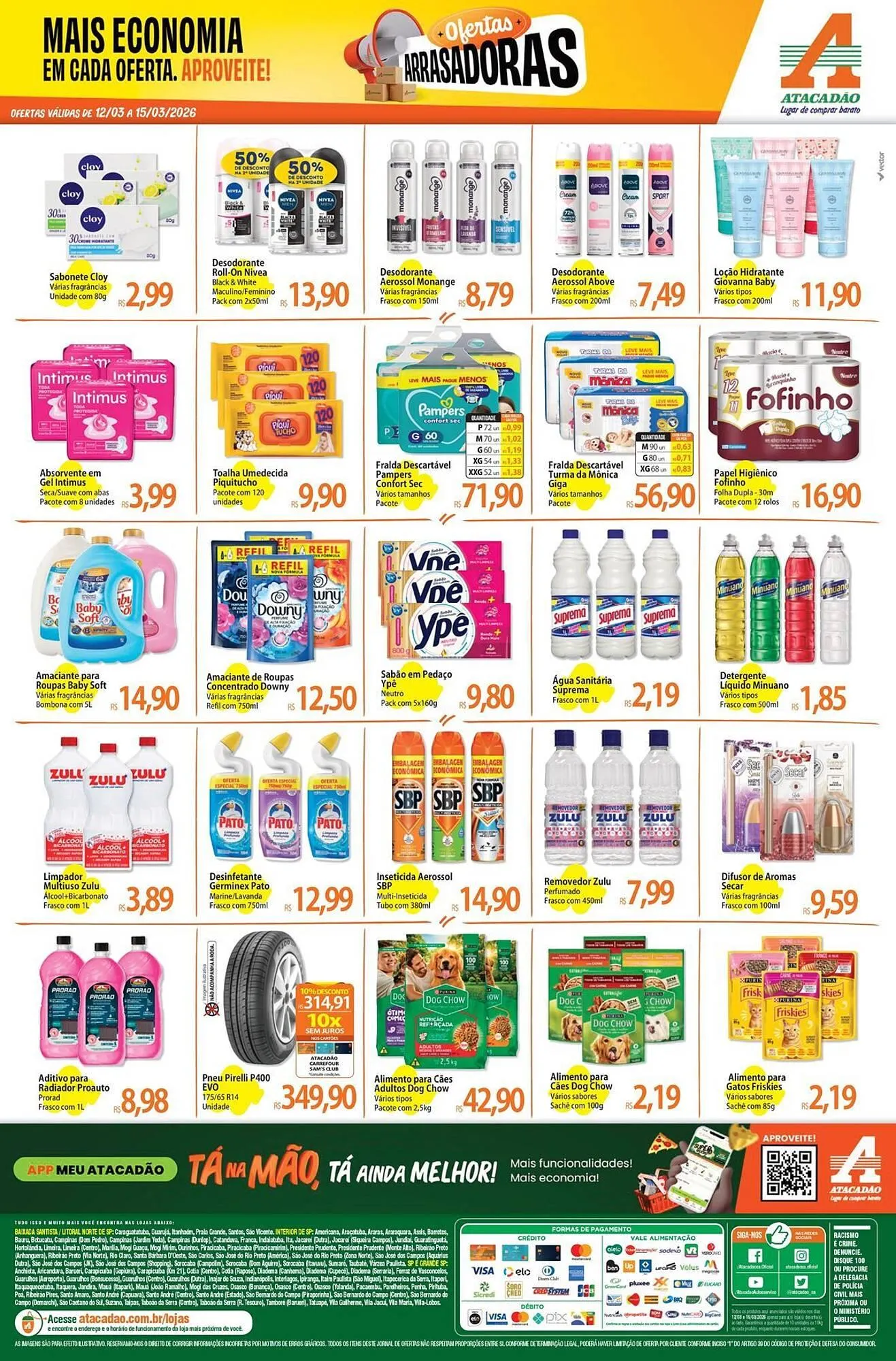 Encarte de Folheto Atacadão 12 de março até 15 de março 2026 - Pagina 5