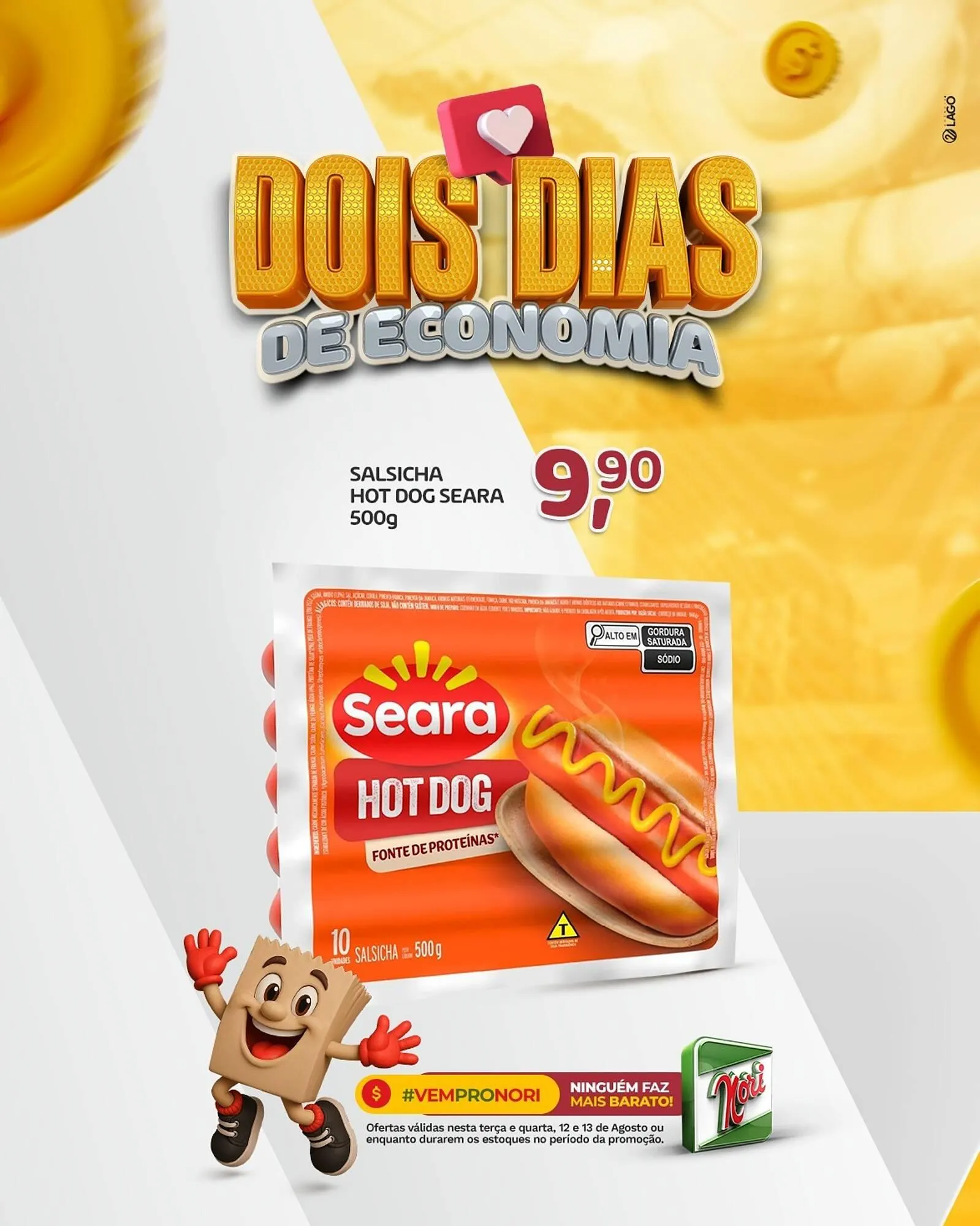 Encarte de Catálogo Supermercados Nori 12 de agosto até 13 de agosto 2025 - Pagina 3