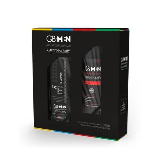 Kit Shampoo Desodorante Aerosol Giovana Baby Power