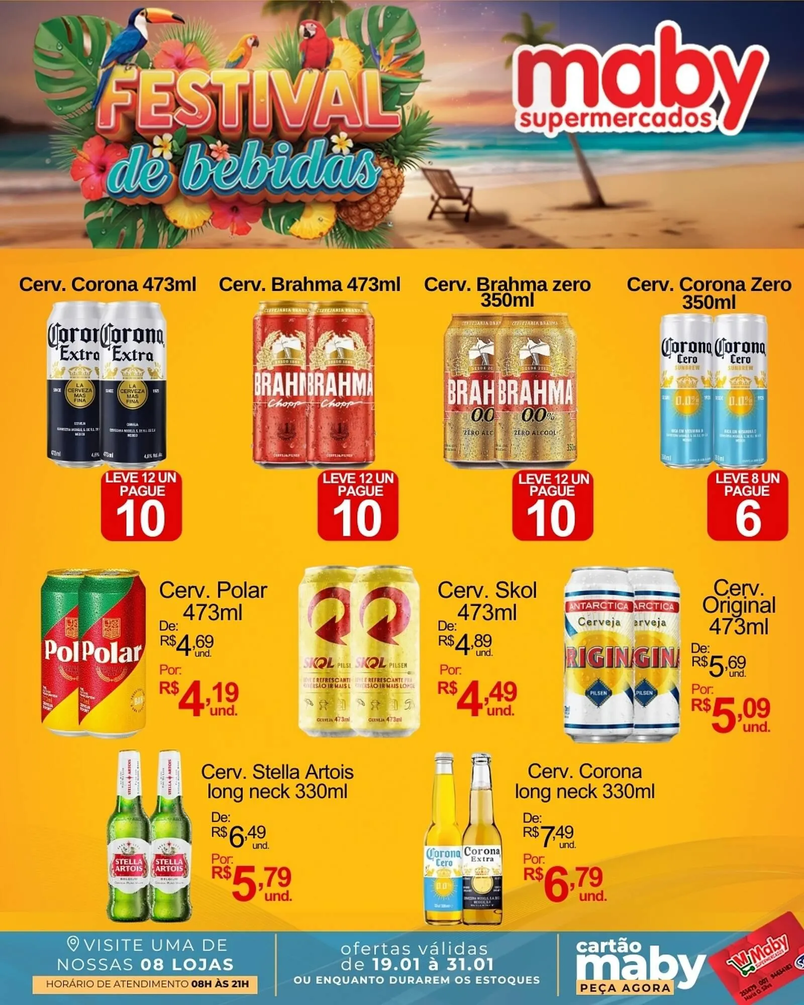 Encarte de Catálogo Maby Supermercados 19 de janeiro até 31 de janeiro 2026 - Pagina 1