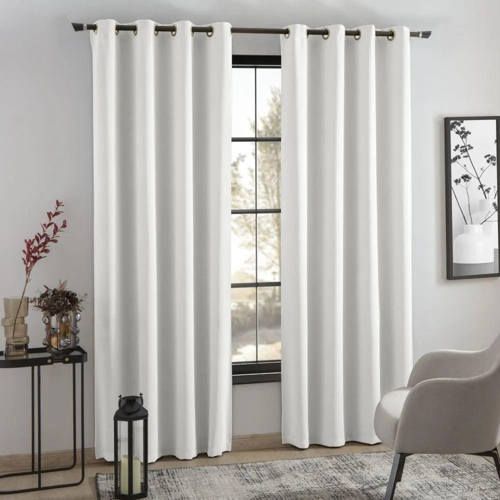 Cortina Para Quarto E Sala 2,60X2,30 M Corta Luz Tecido Havan Casa - Palha