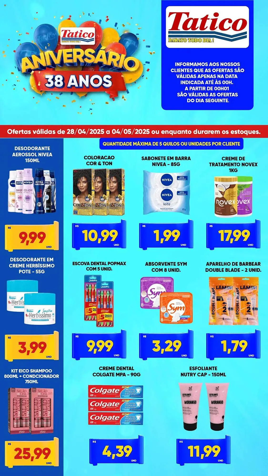 Encarte de Catálogo Tatico 28 de abril até 5 de maio 2025 - Pagina 6