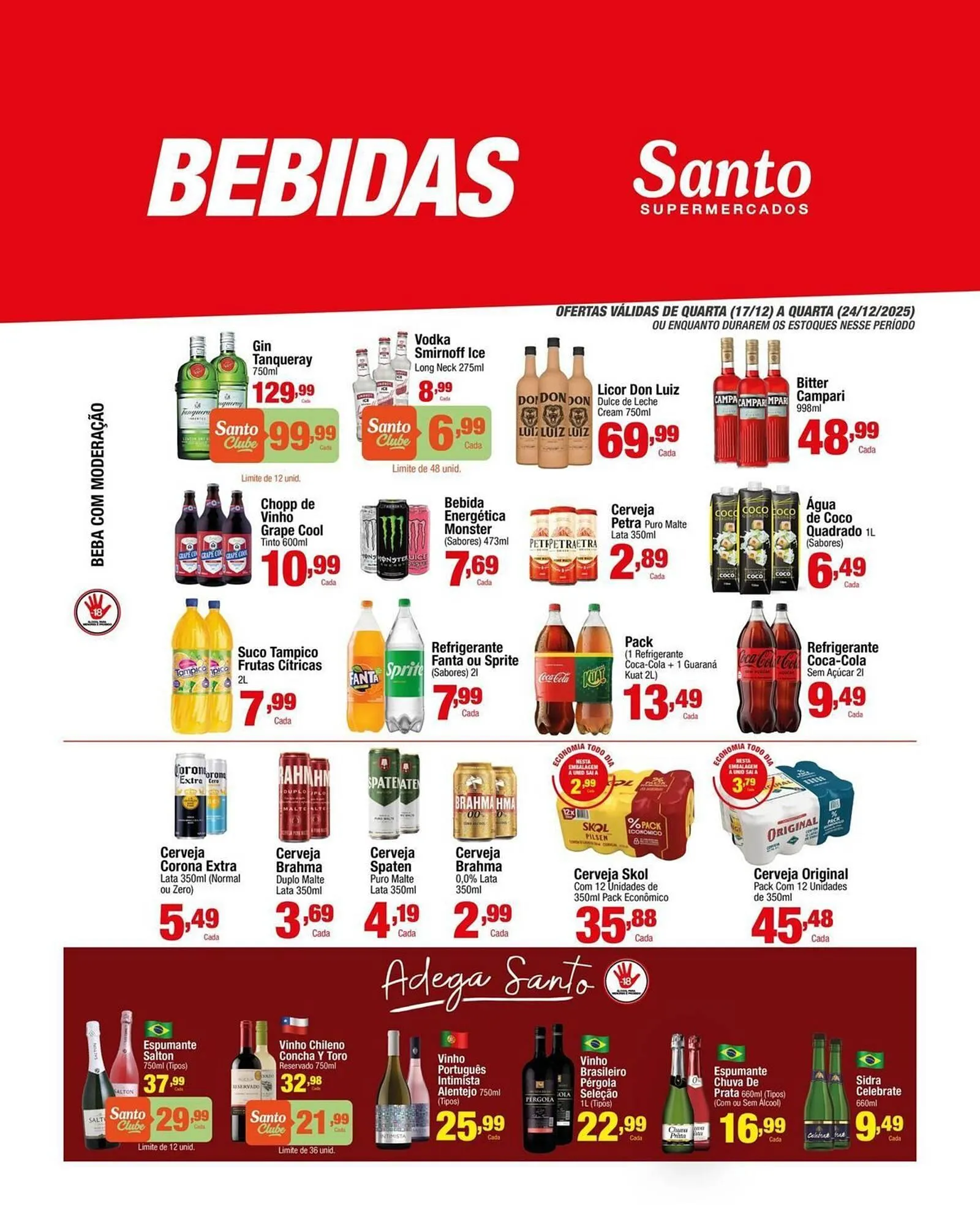 Encarte de Catálogo Santo Supermercados 17 de dezembro até 24 de dezembro 2025 - Pagina 3