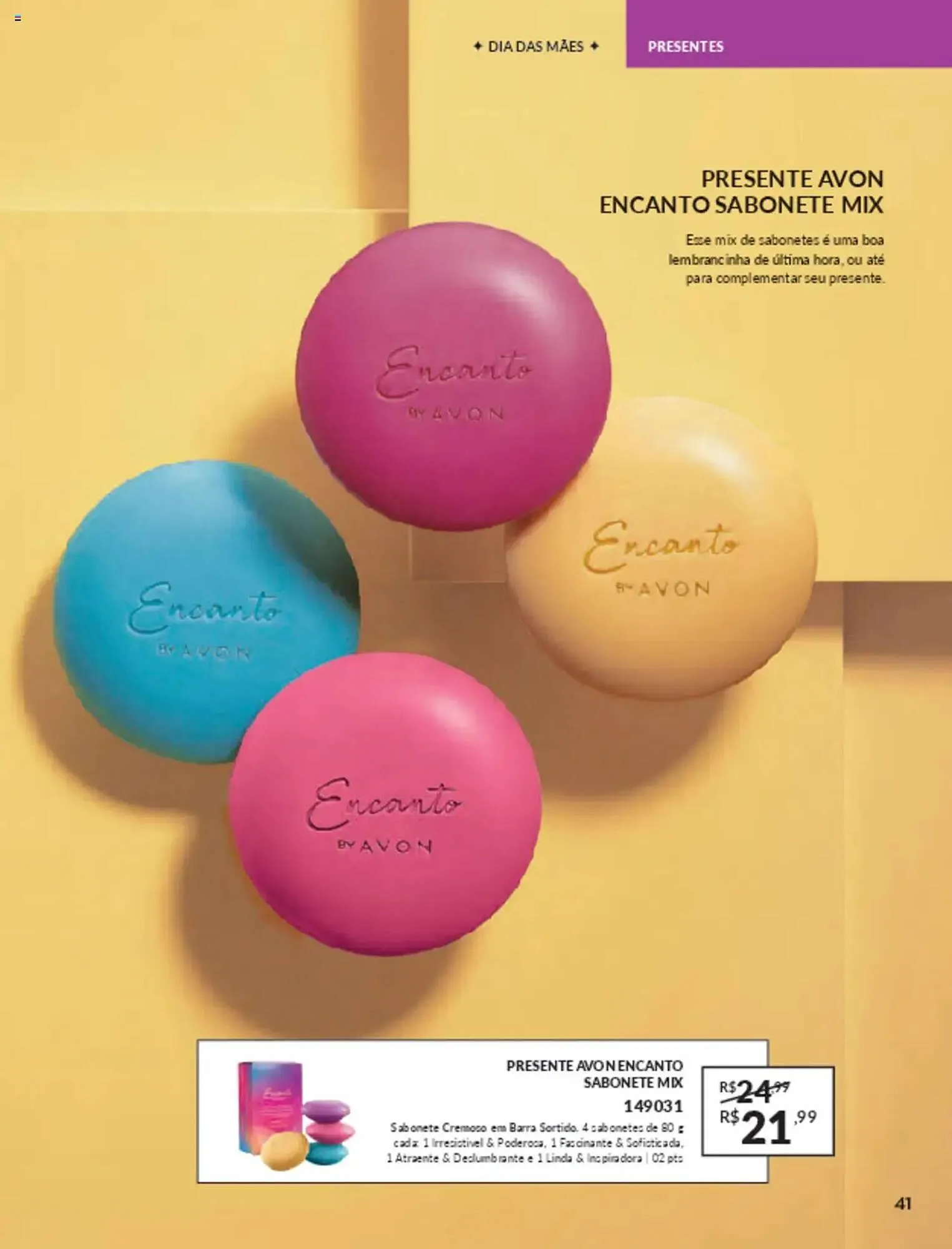 Encarte de Catálogo Avon 10 de março até 30 de junho 2025 - Pagina 41