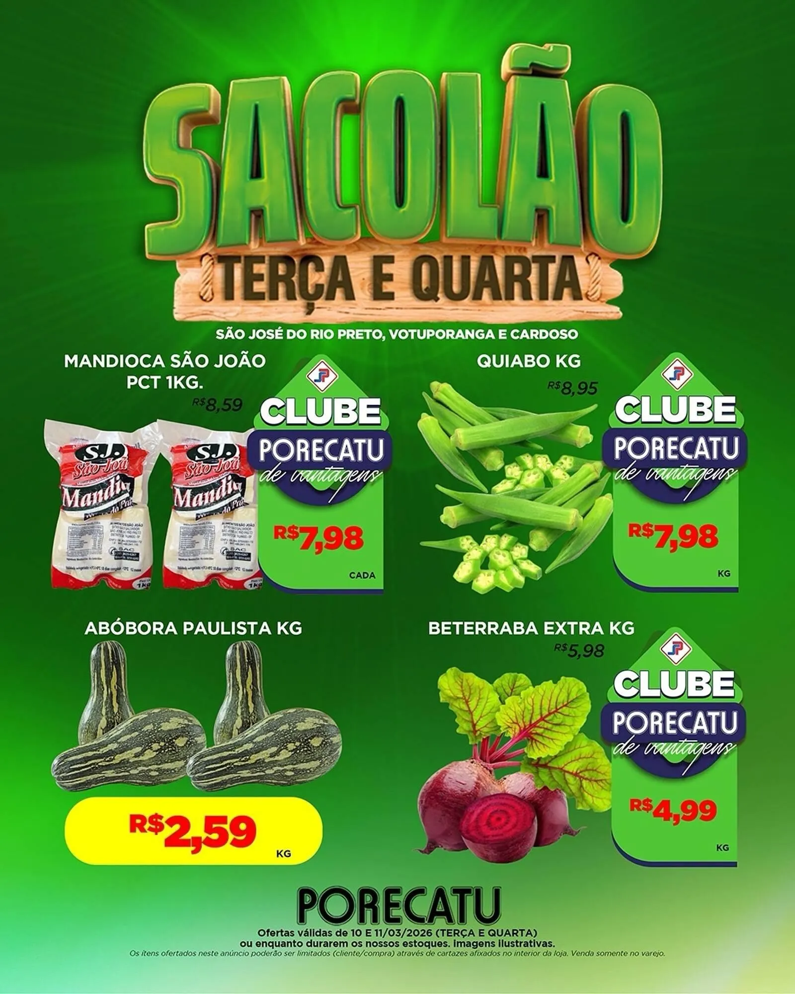 Encarte de Catálogo Supermercado Porecatu 10 de março até 11 de março 2026 - Pagina 4