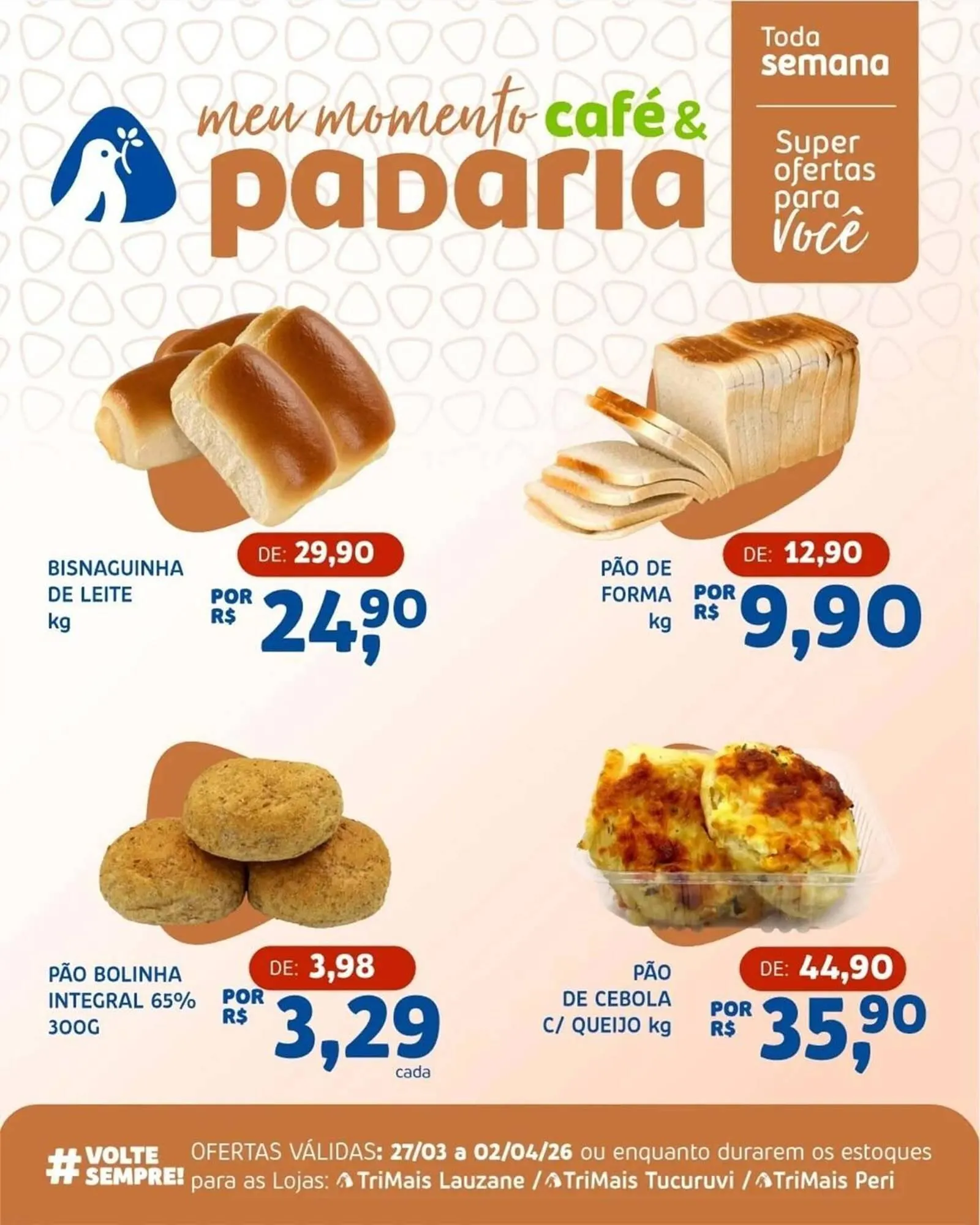 Encarte de Catálogo Trimais Supermercado 27 de março até 2 de abril 2026 - Pagina 1