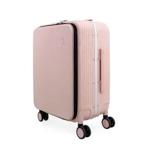 Mala de Bordo com localizador e compartimento para MacBook e iPad, Originais iPlace, Rosa