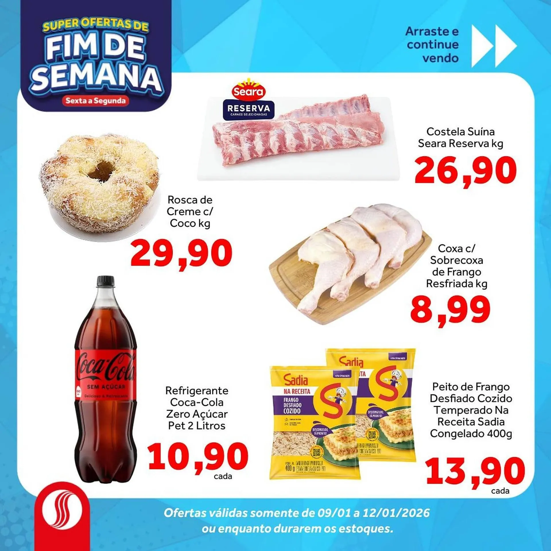 Encarte de Folheto Shibata Supermercados 9 de janeiro até 12 de janeiro 2026 - Pagina 2