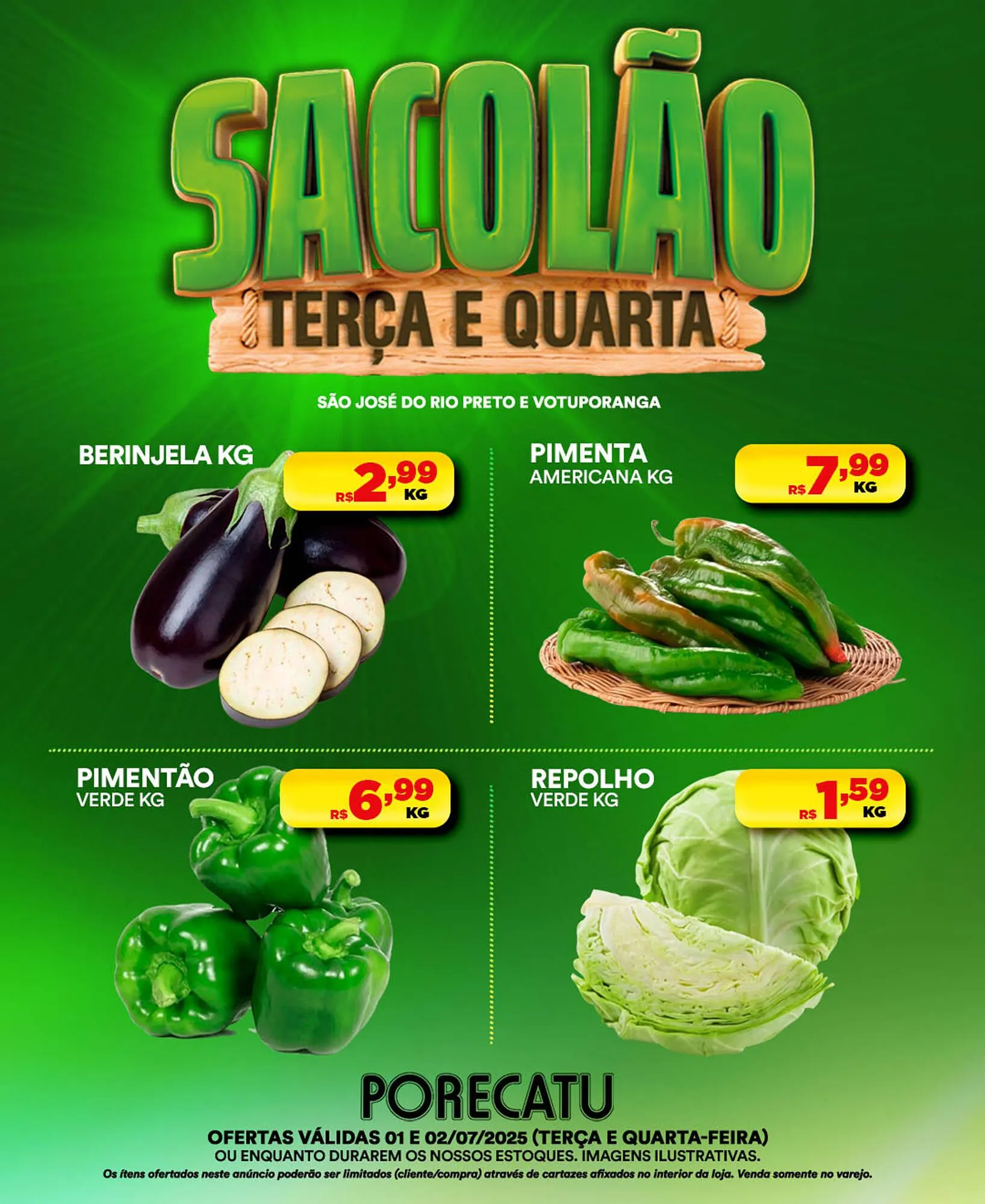 Encarte de Catálogo Supermercado Porecatu 1 de julho até 2 de julho 2025 - Pagina 4