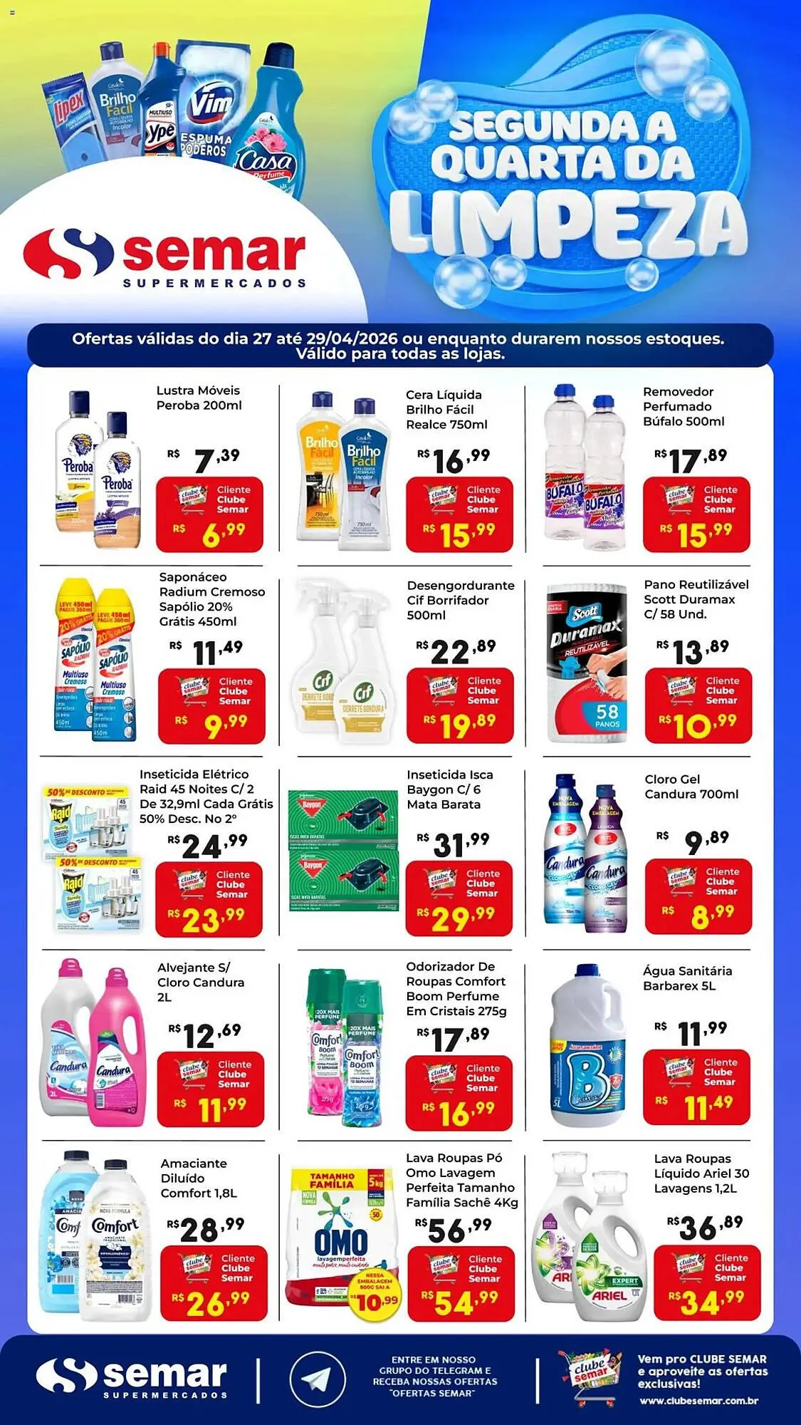 Encarte de Folheto Semar Supermercado 27 de abril até 30 de abril 2026 - Pagina 2