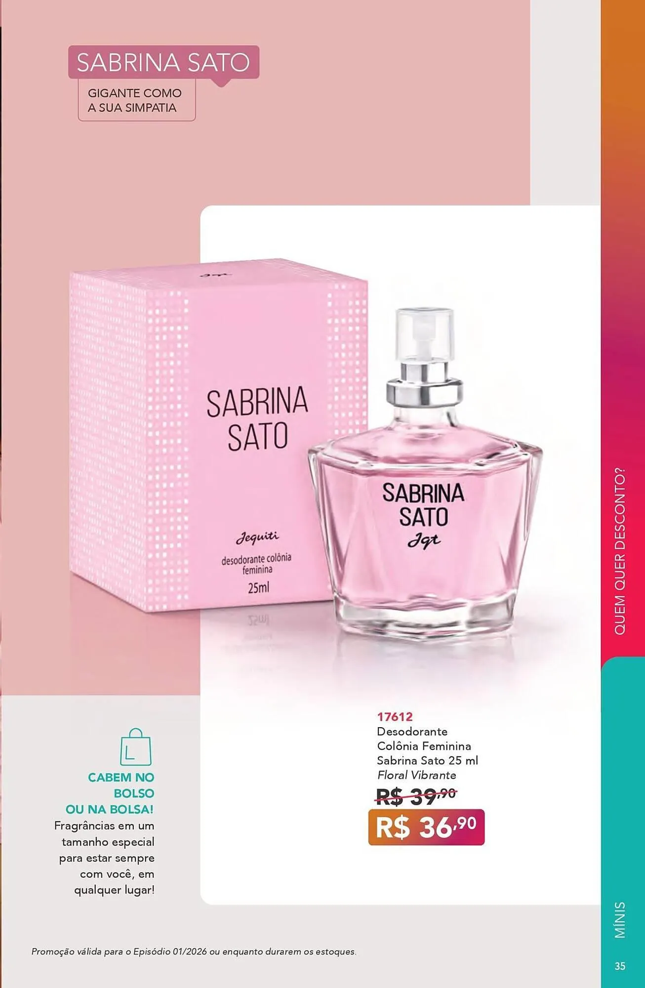 Encarte de Catálogo Jequiti 30 de dezembro até 1 de janeiro 2026 - Pagina 35