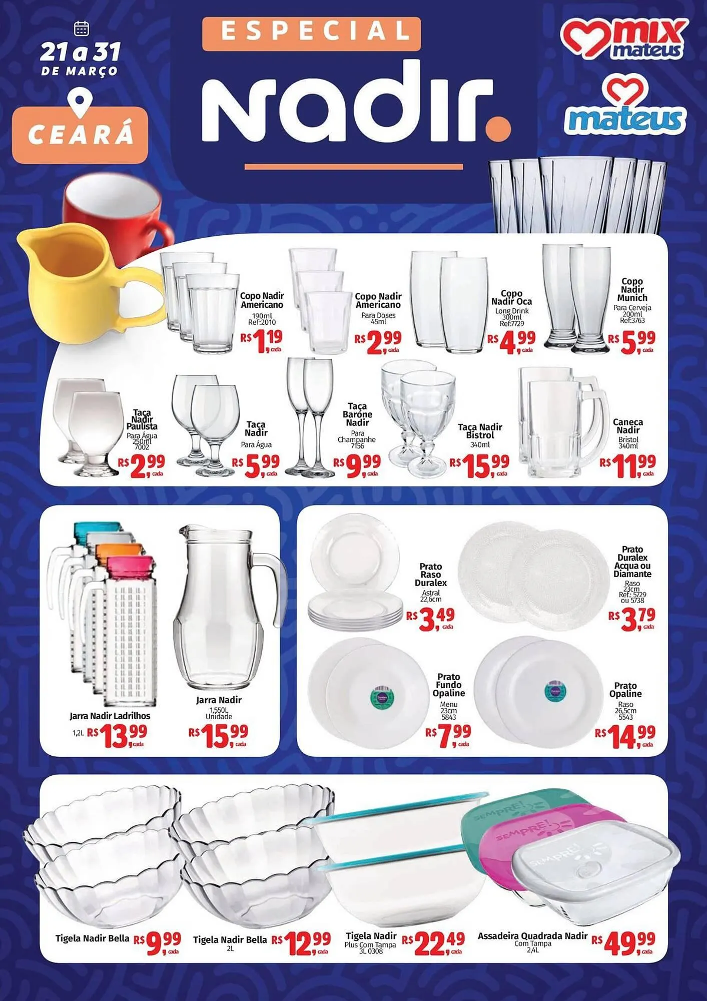 Encarte de Catálogo Supermercados Mateus 23 de março até 31 de março 2026 - Pagina 1