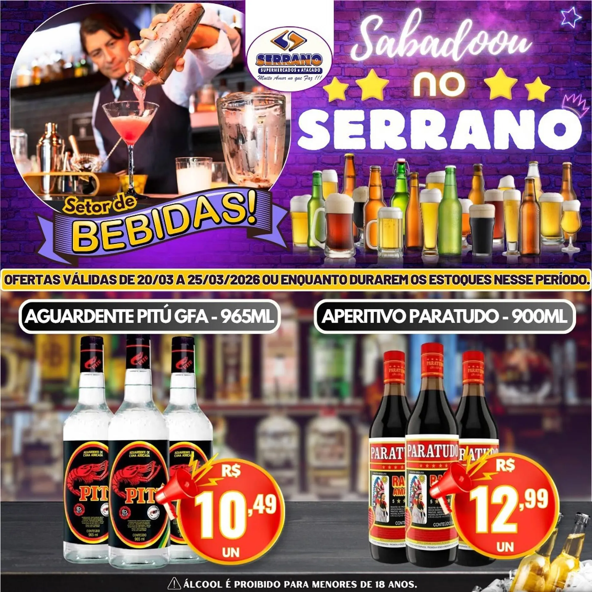 Encarte de Catálogo Serrano Supermercado 21 de março até 25 de março 2026 - Pagina 5