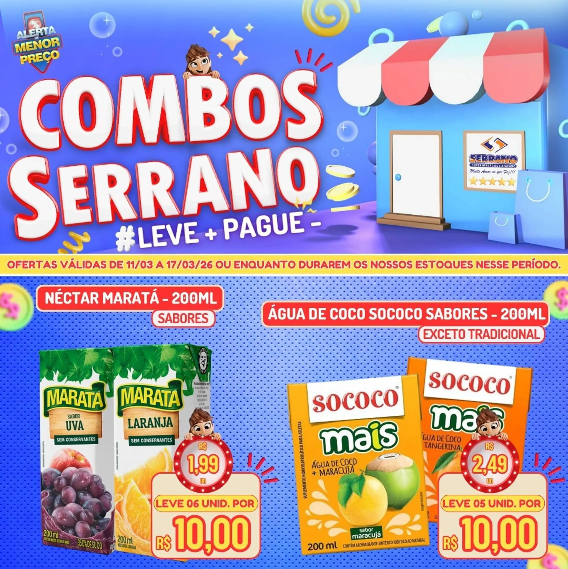 Encarte de Catálogo Serrano Supermercado 11 de março até 17 de março 2026 - Pagina 3