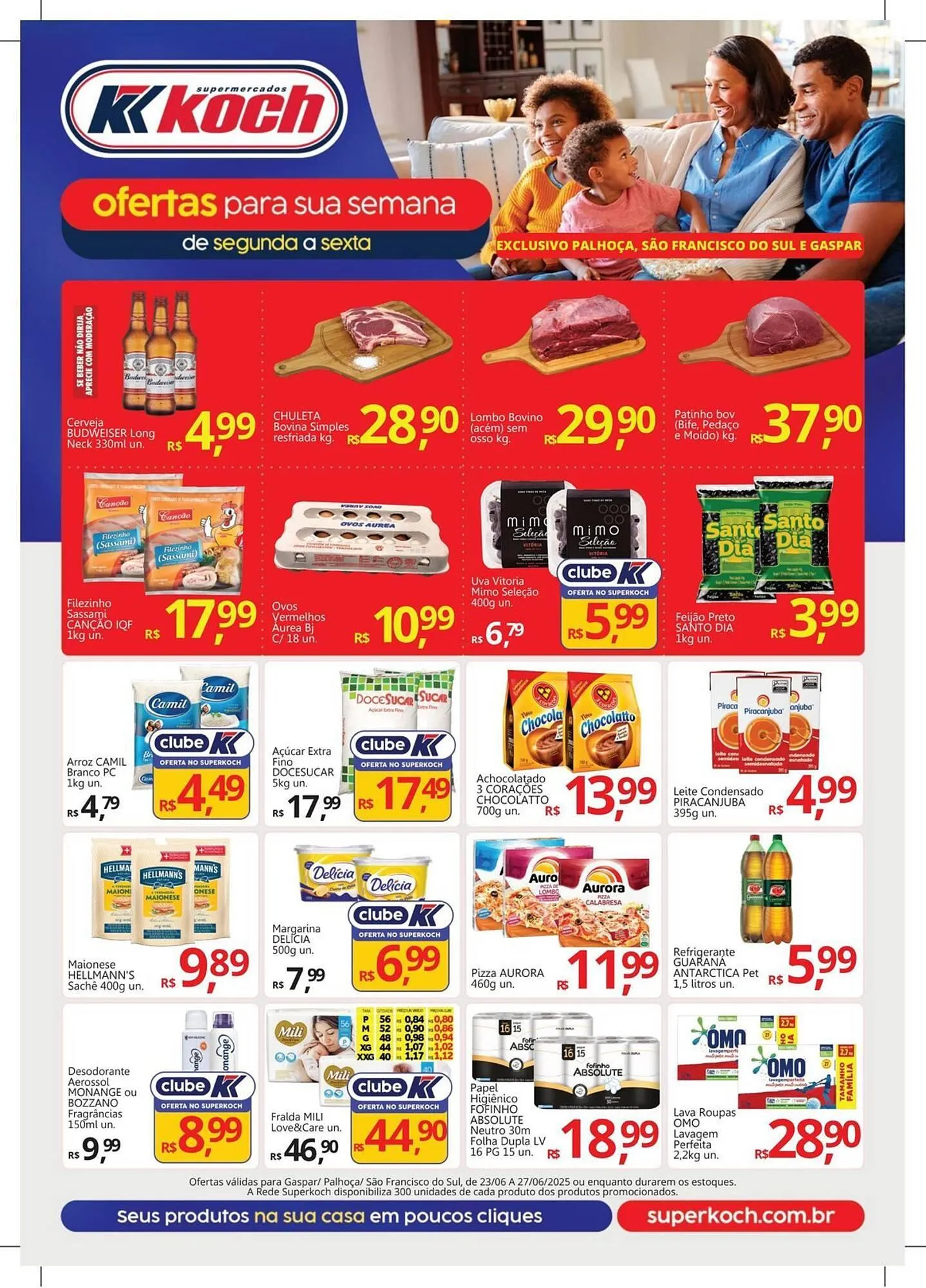 Encarte de Catálogo Supermercados Koch 23 de junho até 27 de junho 2025 - Pagina 1