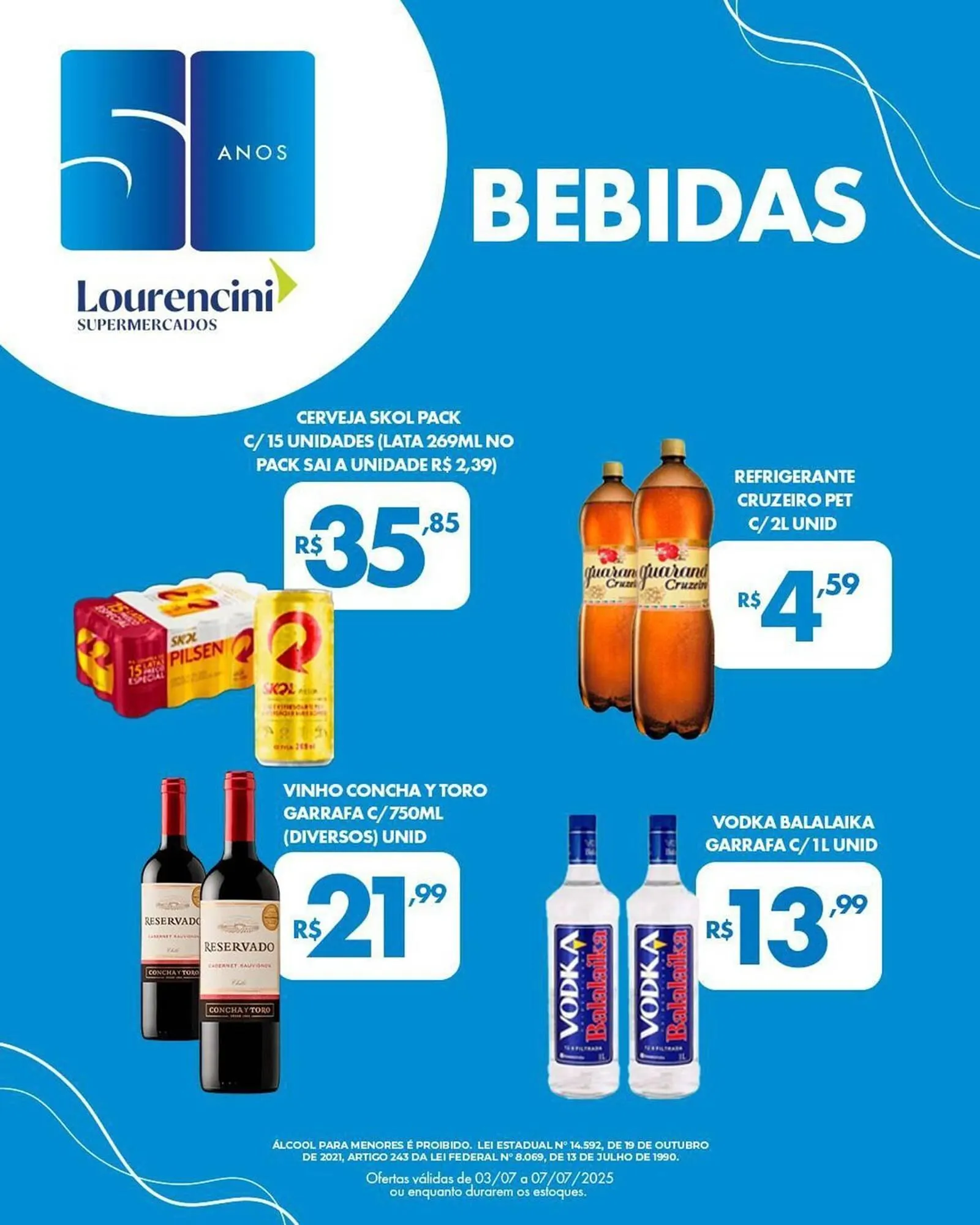 Encarte de Catálogo Lourencini Supermercados 4 de julho até 7 de julho 2025 - Pagina 8