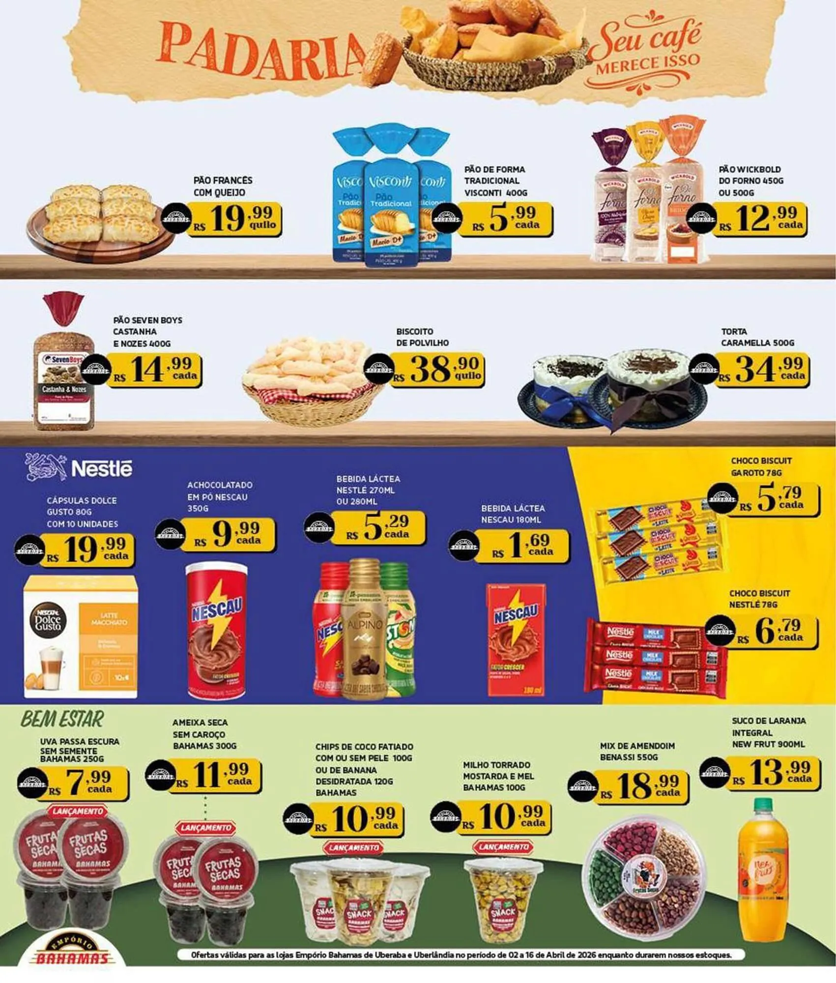 Encarte de Catálogo Empório Bahamas 2 de abril até 16 de abril 2026 - Pagina 8