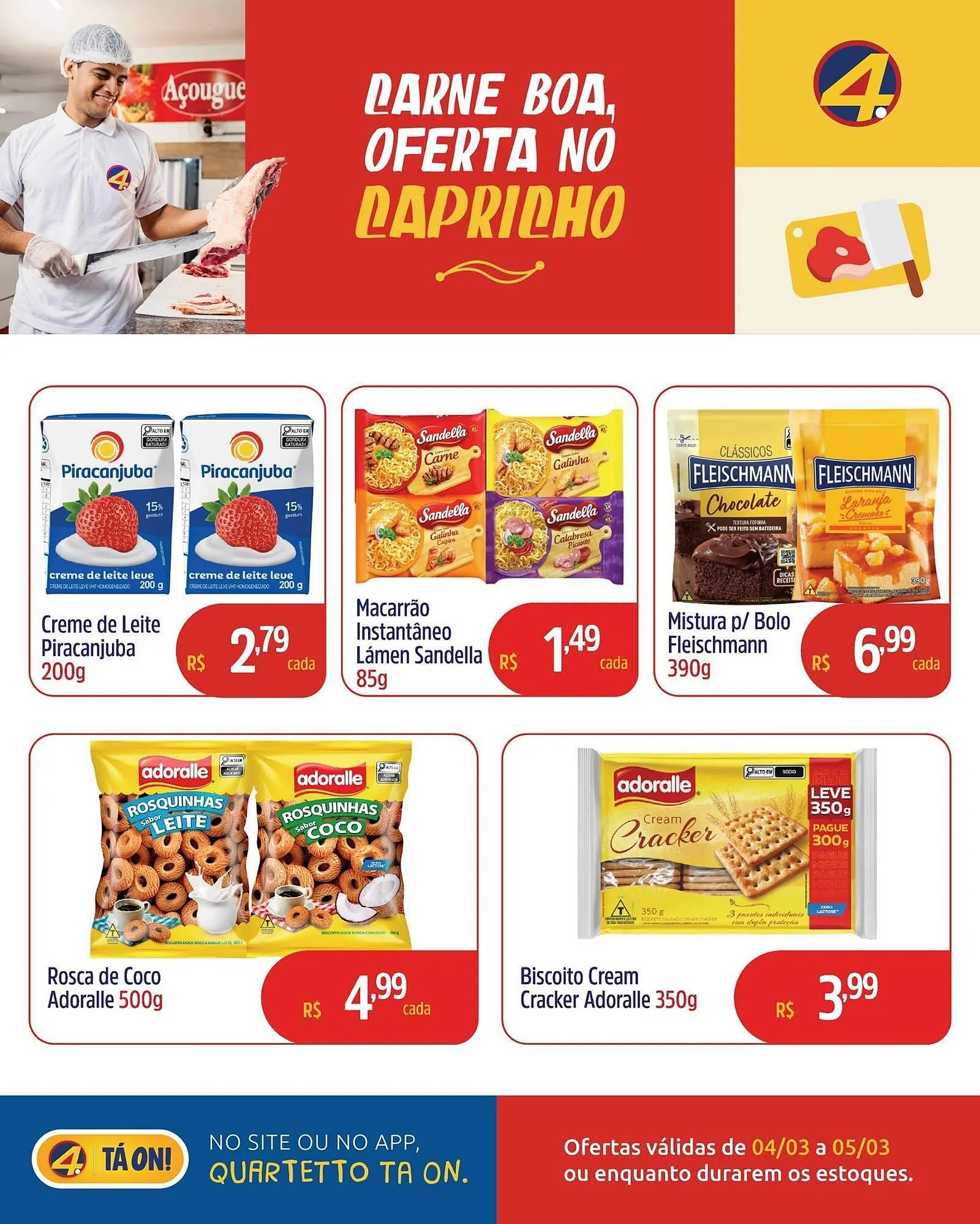 Encarte de Catálogo Quartetto Supermercados 4 de março até 5 de março 2026 - Pagina 5
