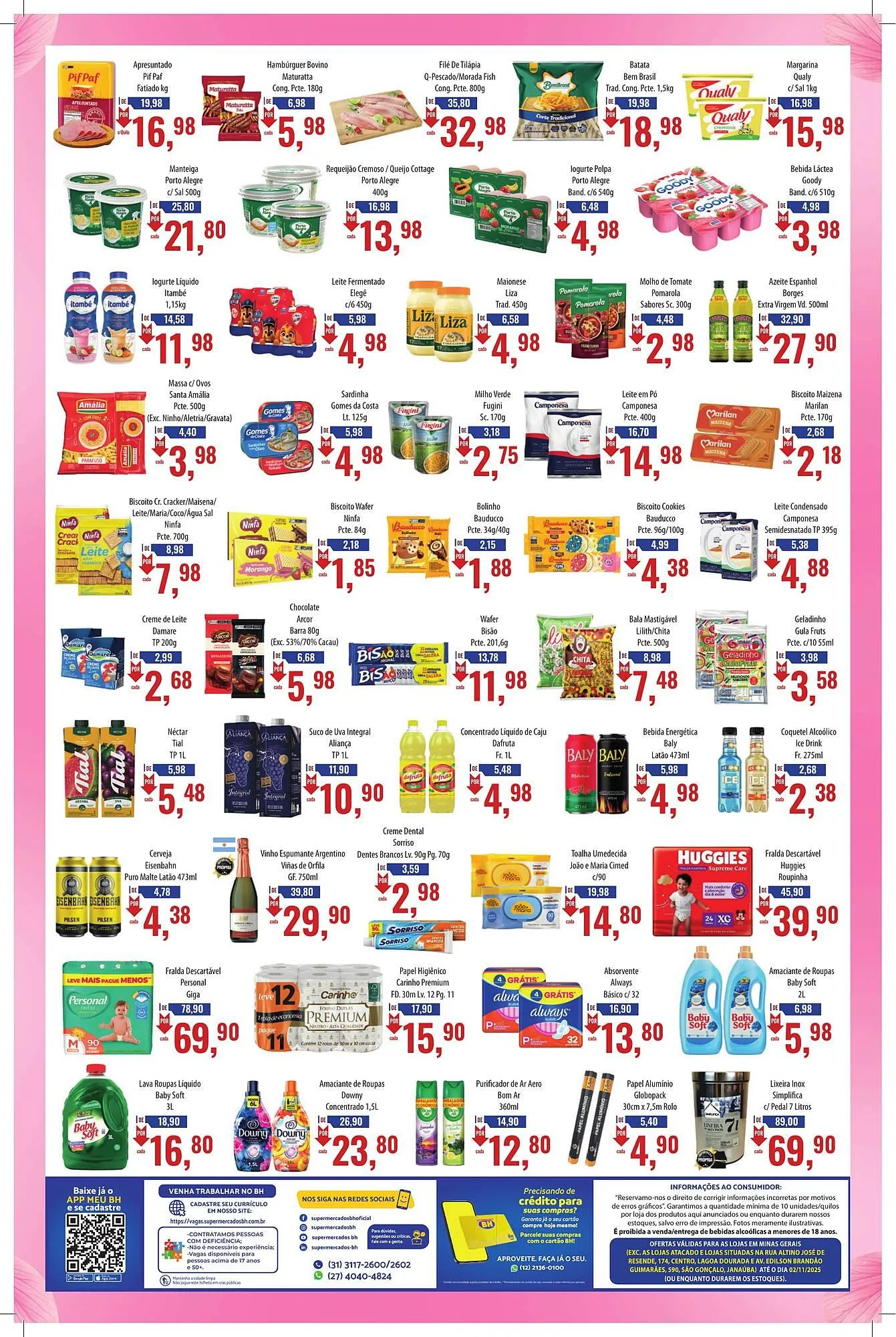 Encarte de Folheto Supermercados BH 16 de outubro até 2 de novembro 2025 - Pagina 2