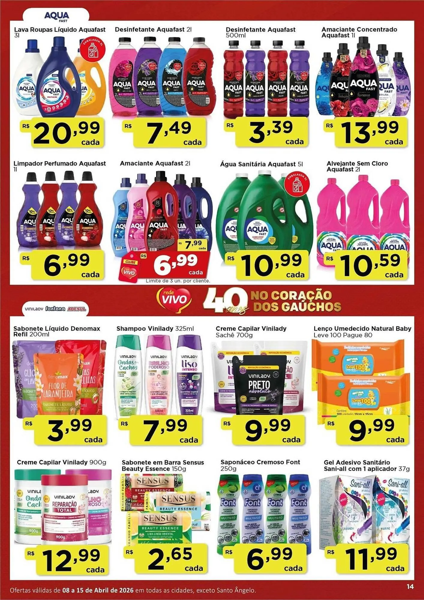 Encarte de Encarte Rede Vivo 8 de abril até 15 de abril 2026 - Pagina 14