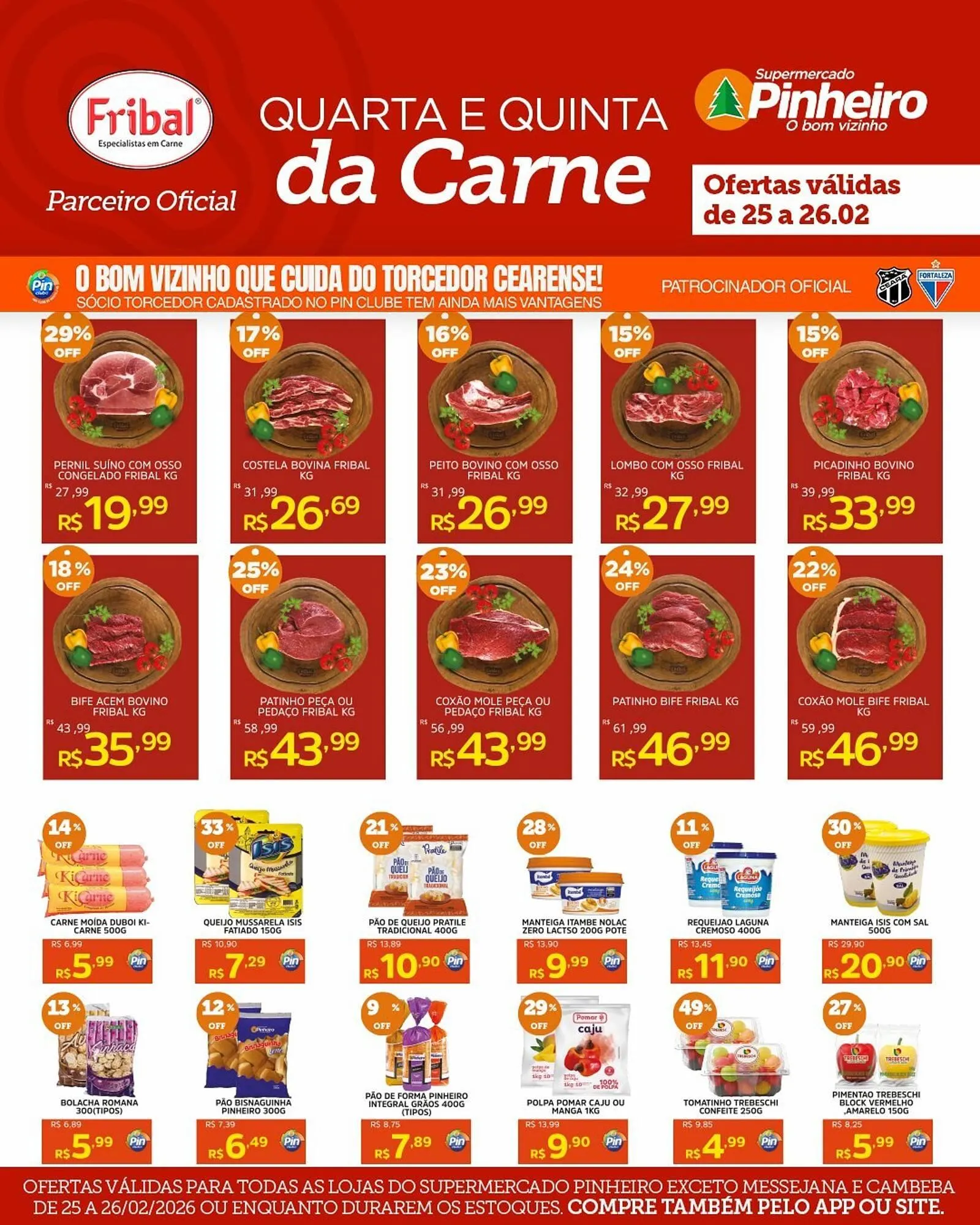 Encarte de Encarte Pinheiro Supermercado 25 de fevereiro até 26 de fevereiro 2026 - Pagina 2