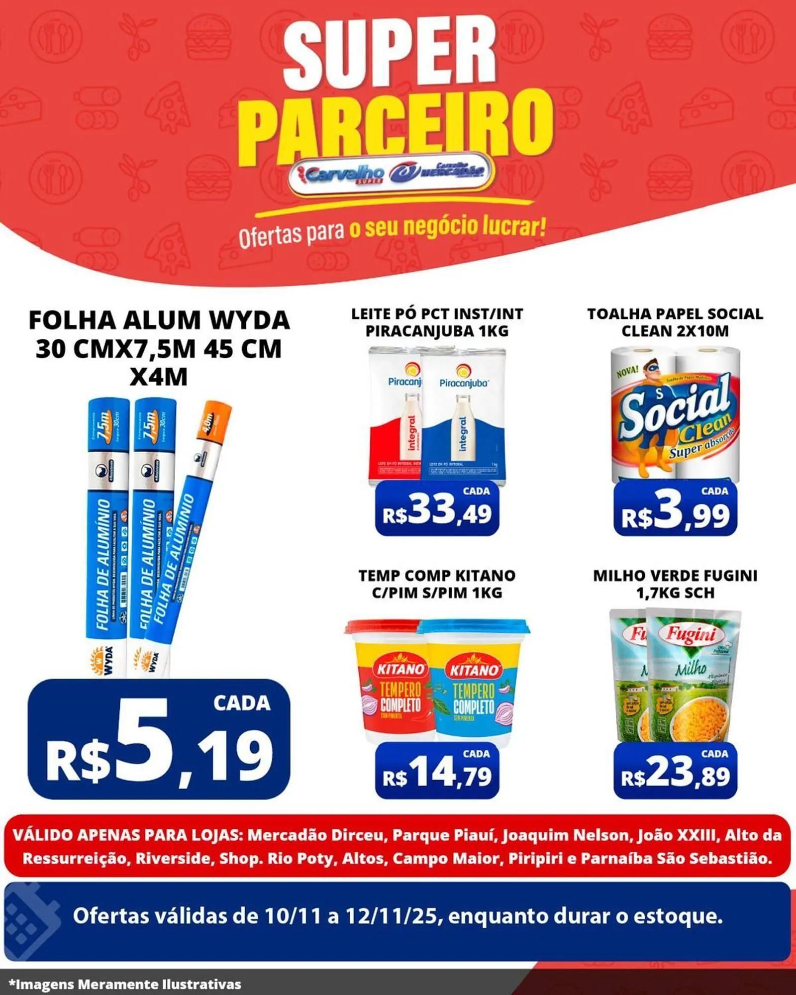 Encarte de Catálogo Carvalho Supermercado 10 de novembro até 12 de novembro 2025 - Pagina 1