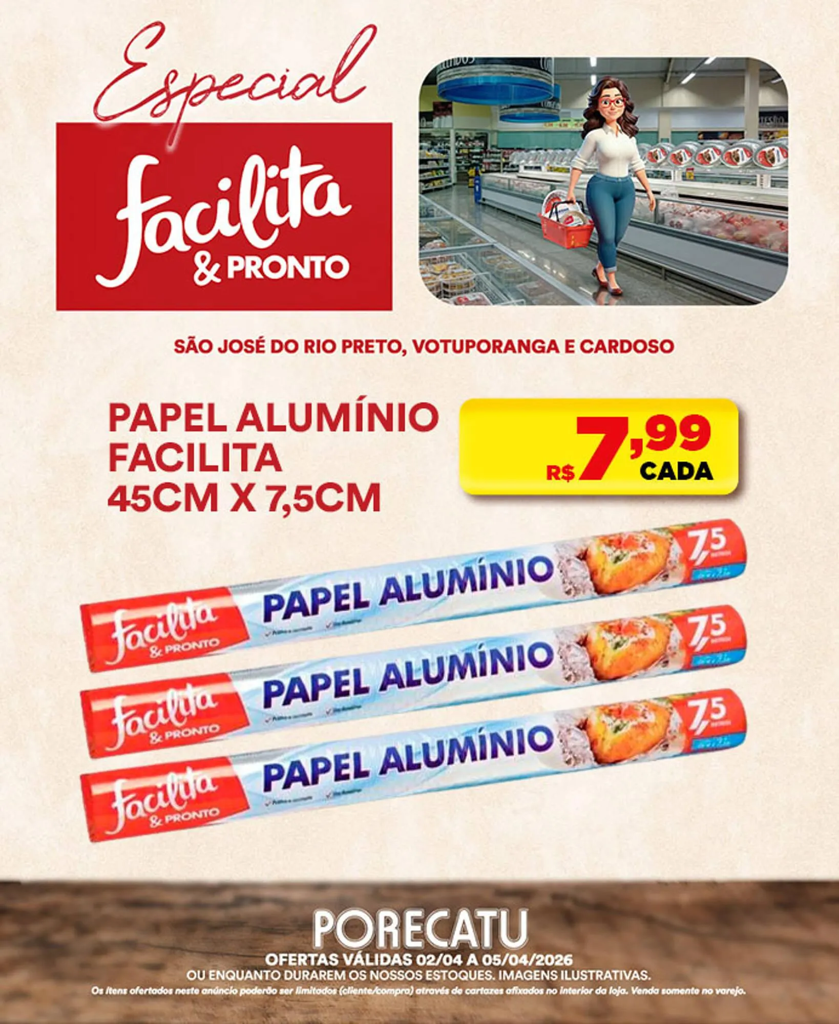 Encarte de Catálogo Supermercado Porecatu 2 de abril até 5 de abril 2026 - Pagina 3