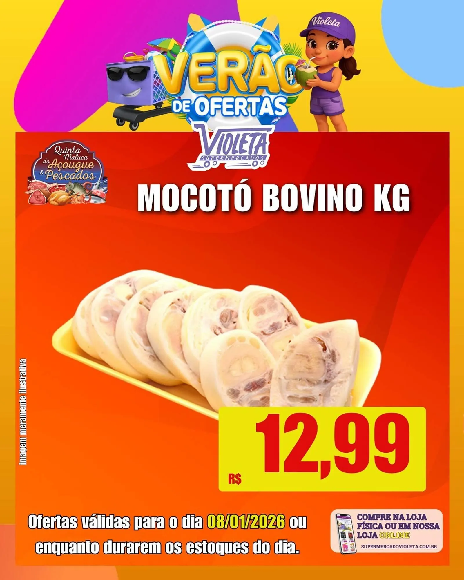 Encarte de Catálogo Violeta Supermercados 8 de janeiro até 8 de janeiro 2026 - Pagina 1