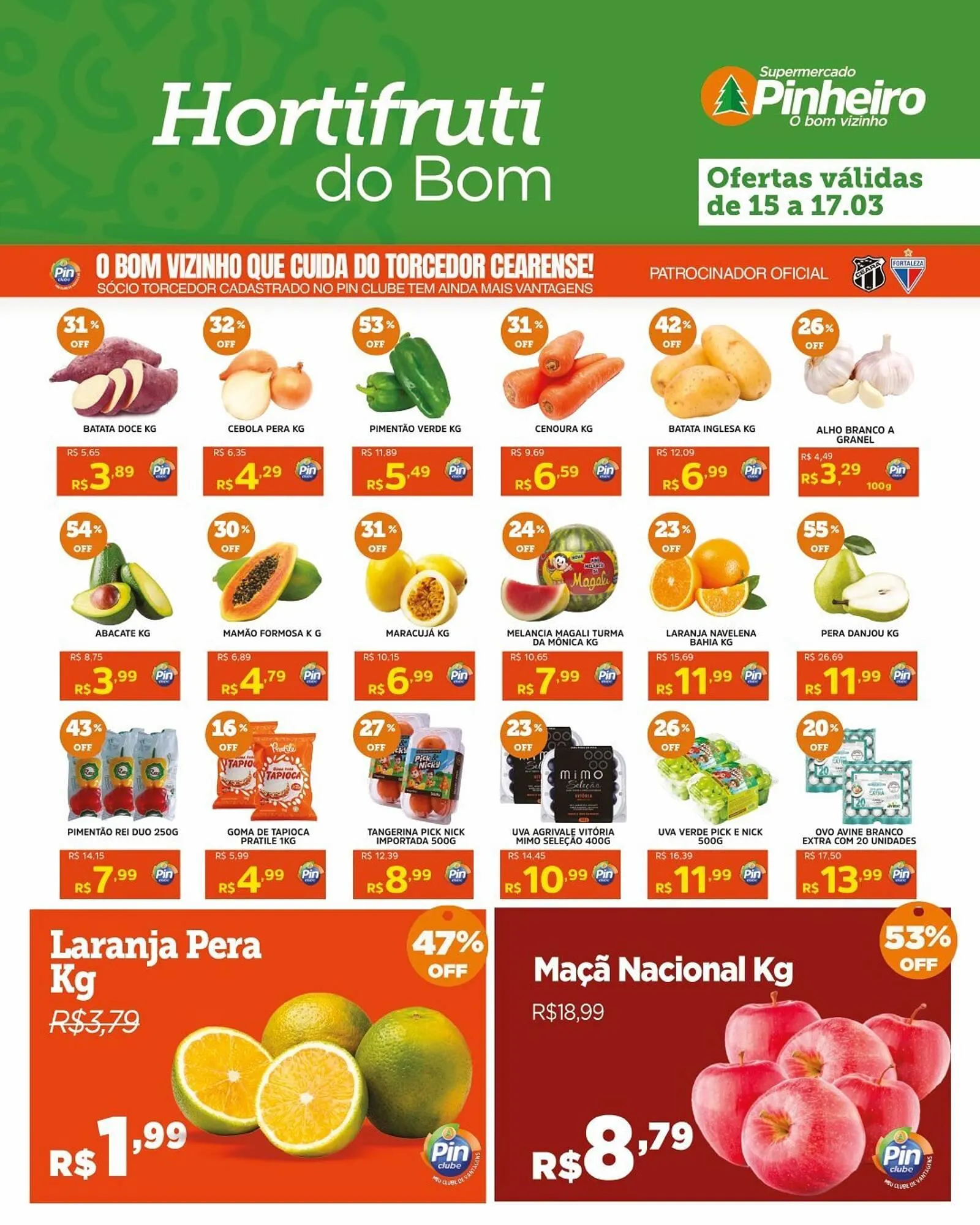 Encarte de Encarte Pinheiro Supermercado 15 de março até 17 de março 2026 - Pagina 2