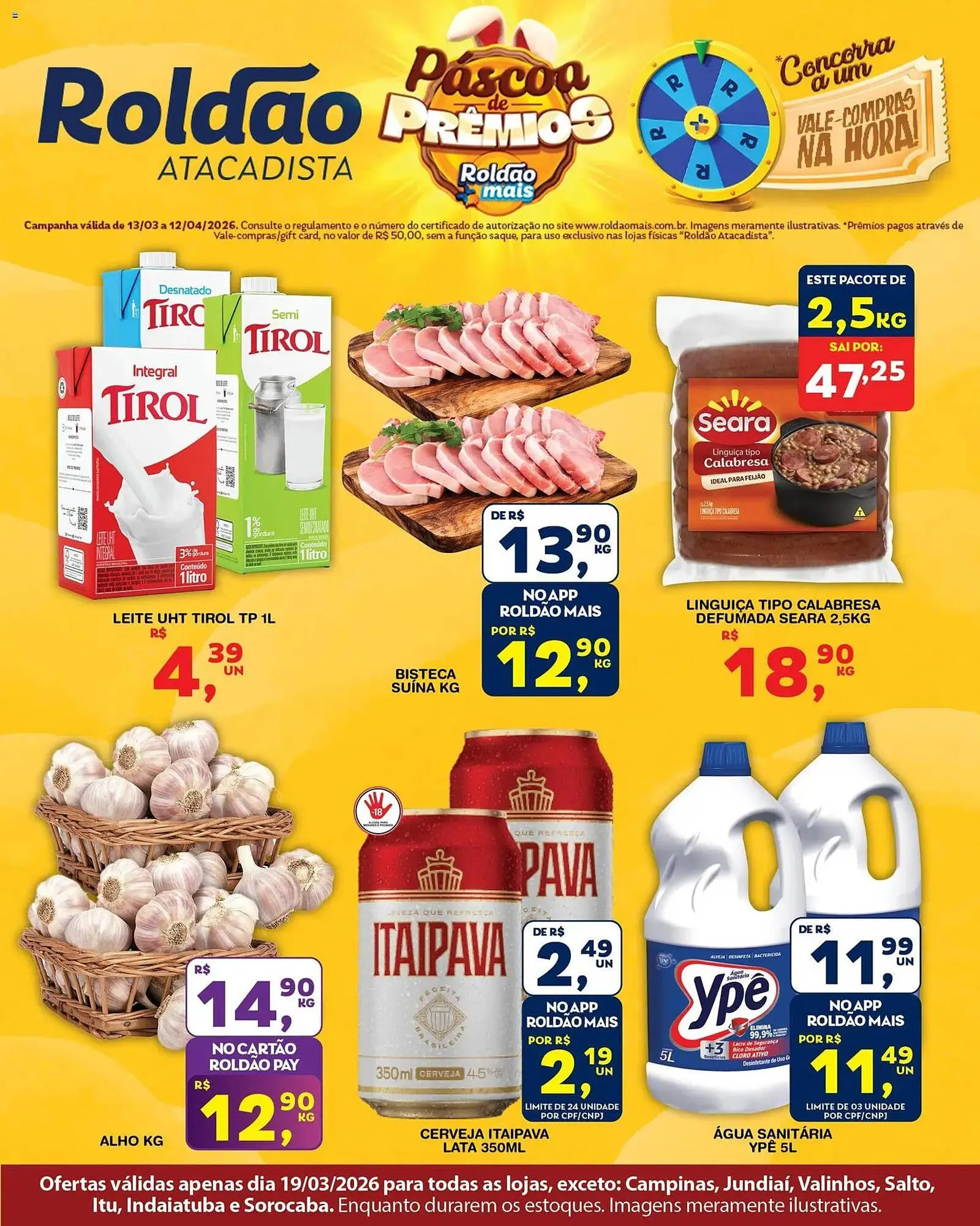 Encarte de Folheto Roldão 19 de março até 19 de março 2026 - Pagina 1