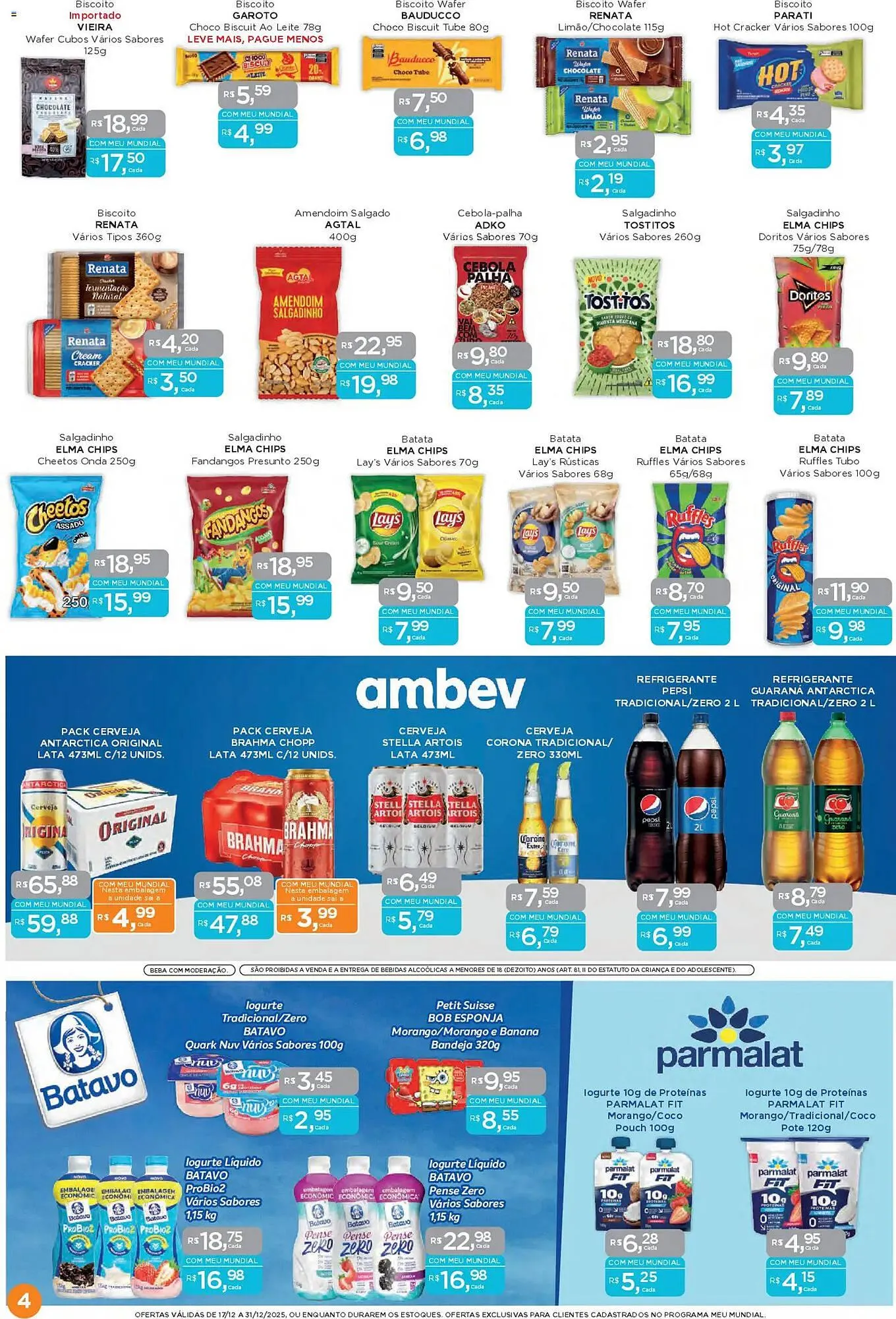 Encarte de Encarte Supermercados Mundial 17 de dezembro até 31 de dezembro 2025 - Pagina 4
