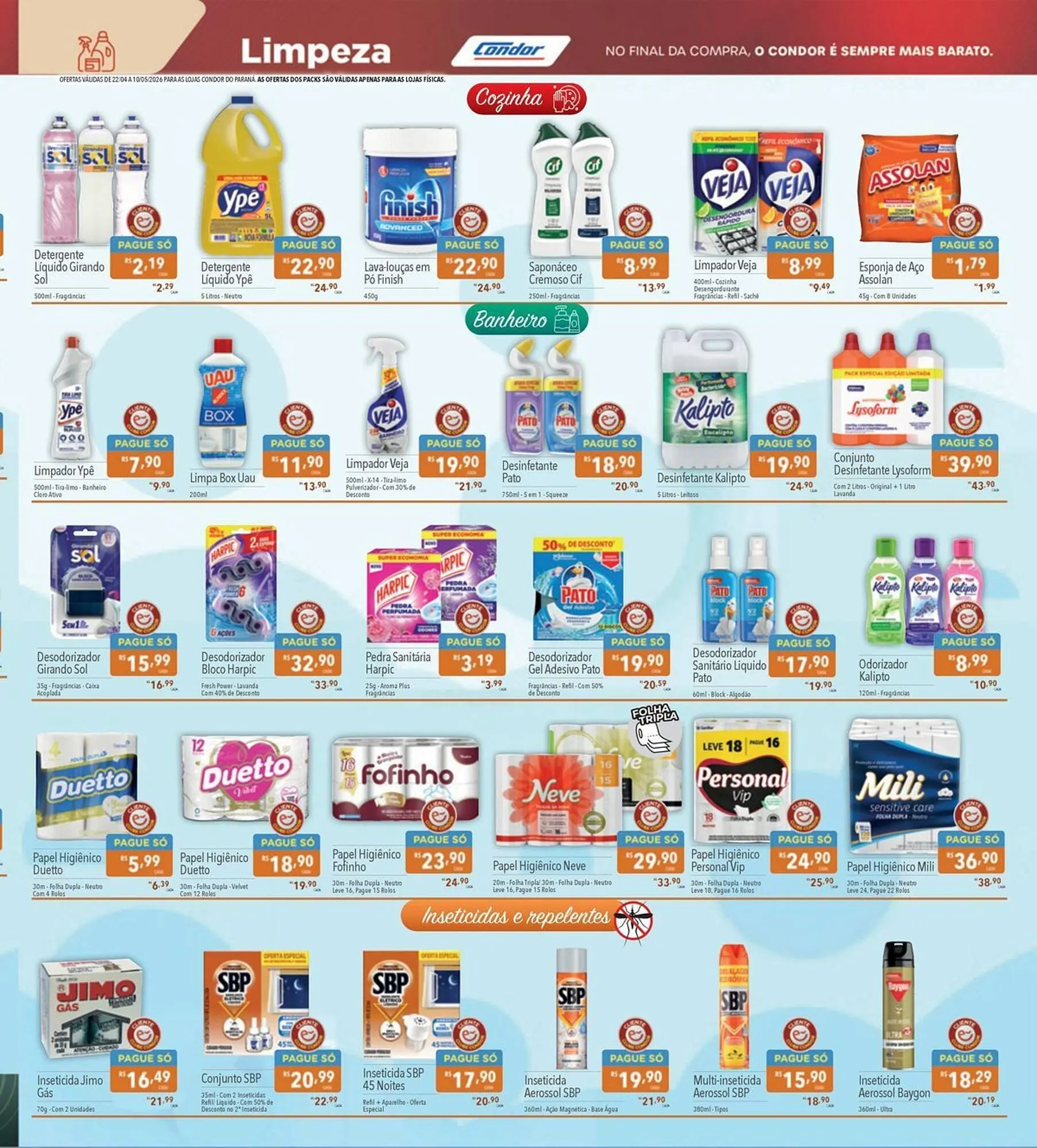 Encarte de Catálogo Supermercados Condor 22 de abril até 10 de maio 2026 - Pagina 23