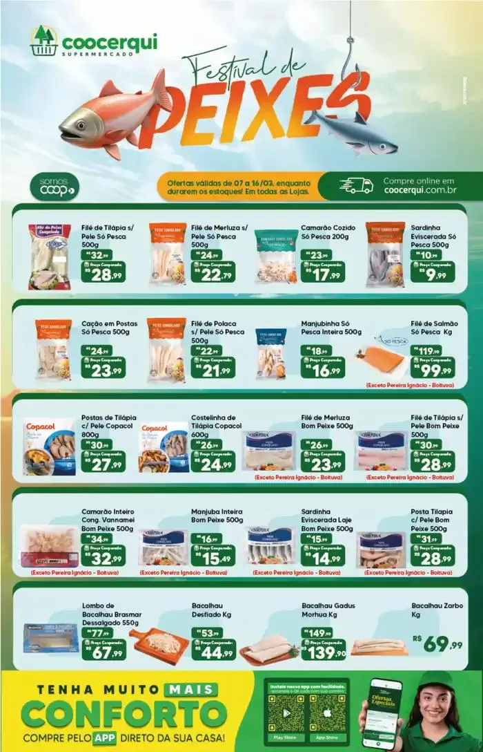 Encarte de Festival de Peixes 7 de março até 16 de março 2025 - Pagina 1