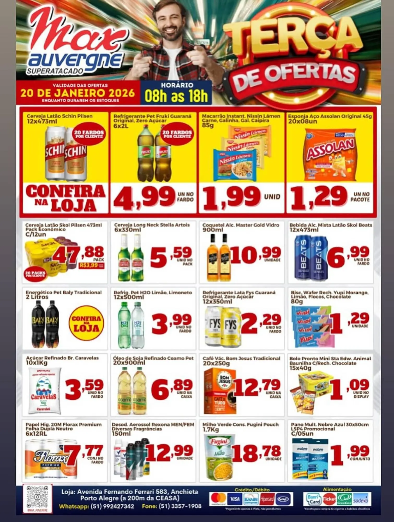 Encarte de Catálogo Max Auvergne Superatacado 20 de janeiro até 20 de janeiro 2026 - Pagina 1