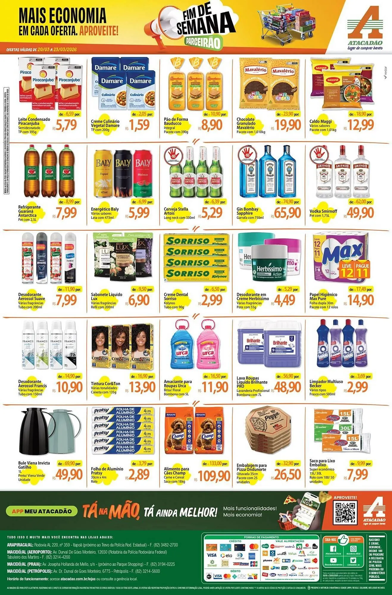 Encarte de Folheto Atacadão 20 de março até 23 de março 2026 - Pagina 4