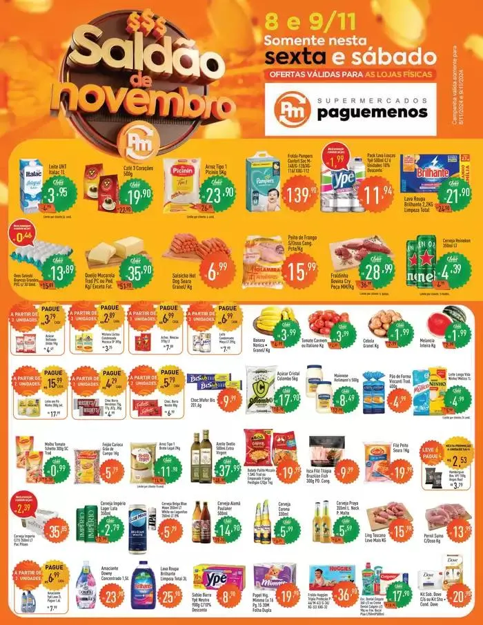 Encarte de Ofertas exclusivas somente nesse fim de semana! 8 de novembro até 9 de novembro 2024 - Pagina 1