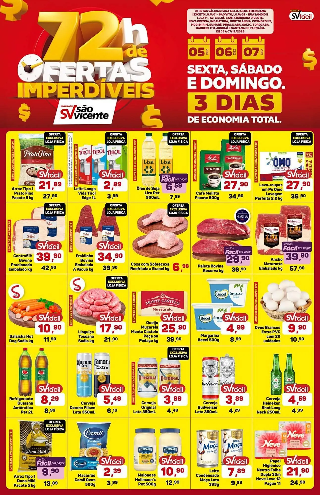 Encarte de Catálogo Supermercados São Vicente 5 de dezembro até 7 de dezembro 2025 - Pagina 1