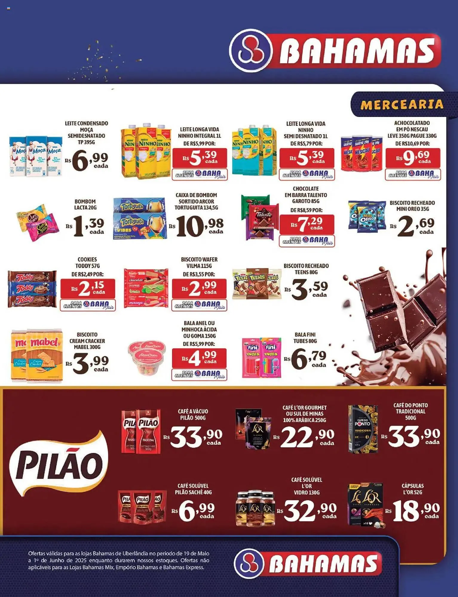 Encarte de Catálogo Bahamas Supermercados 19 de maio até 2 de junho 2025 - Pagina 3