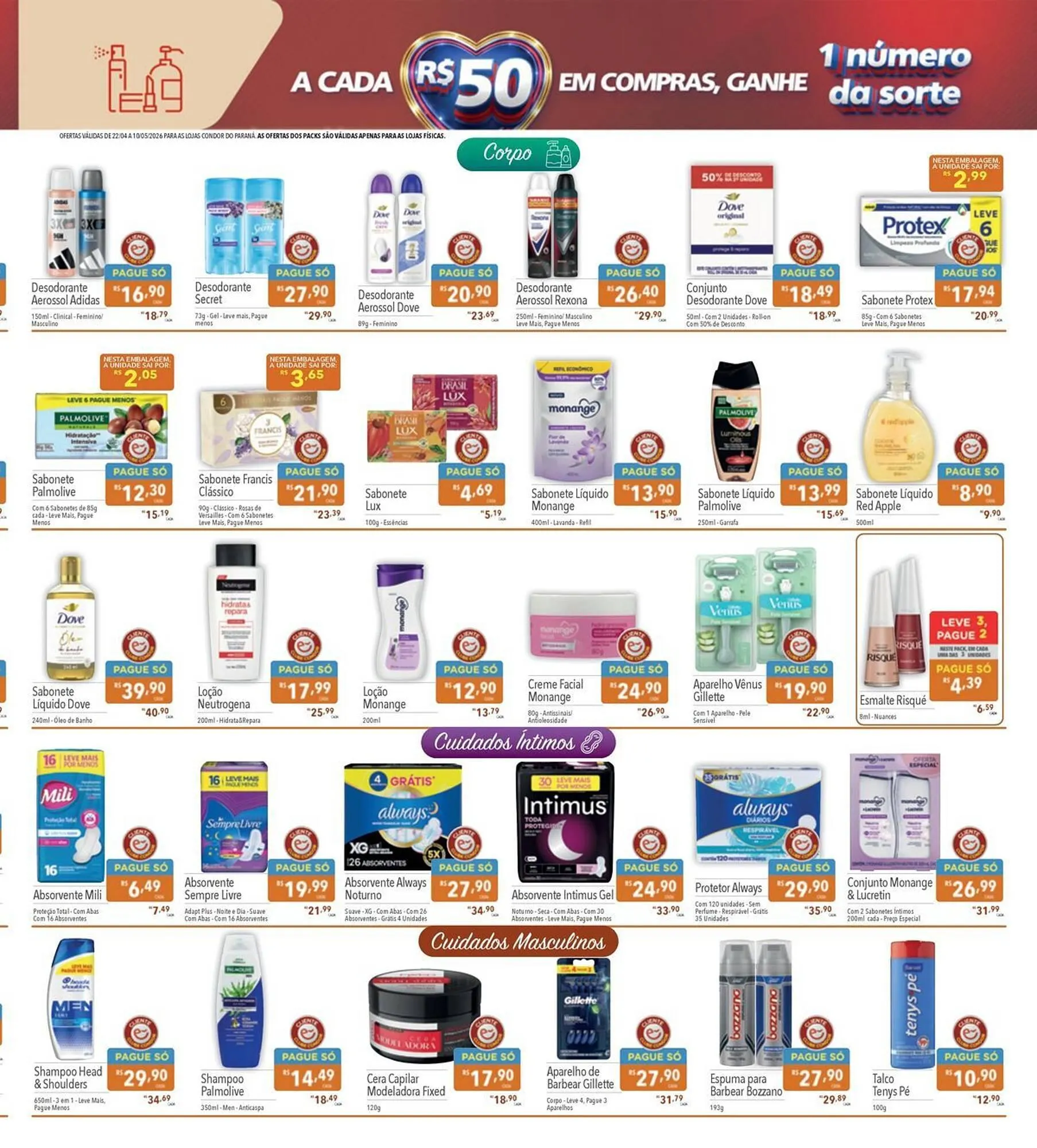 Encarte de Catálogo Supermercados Condor 22 de abril até 10 de maio 2026 - Pagina 21