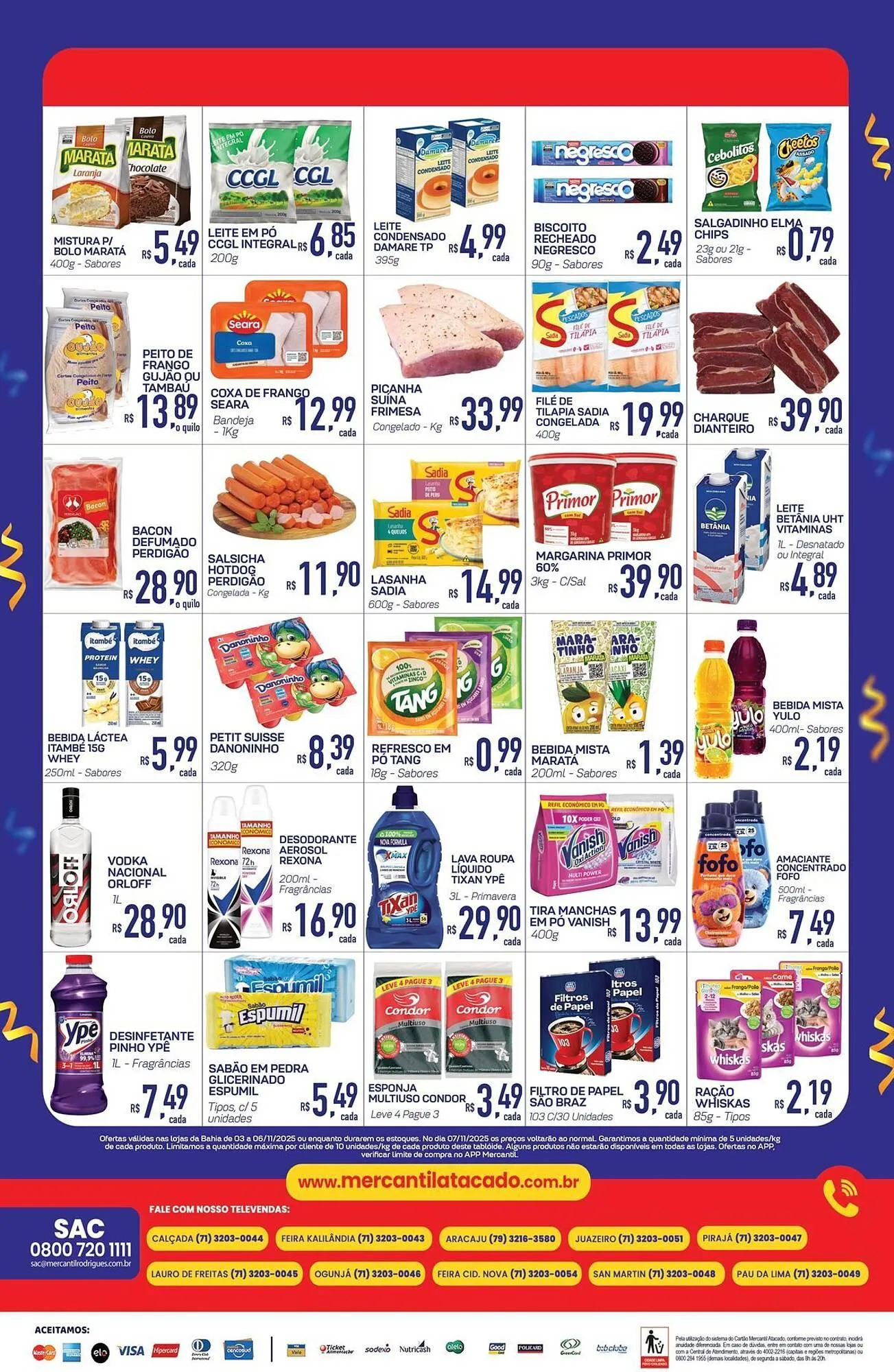 Encarte de Folheto Mercantil Rodrigues 4 de novembro até 6 de novembro 2025 - Pagina 2