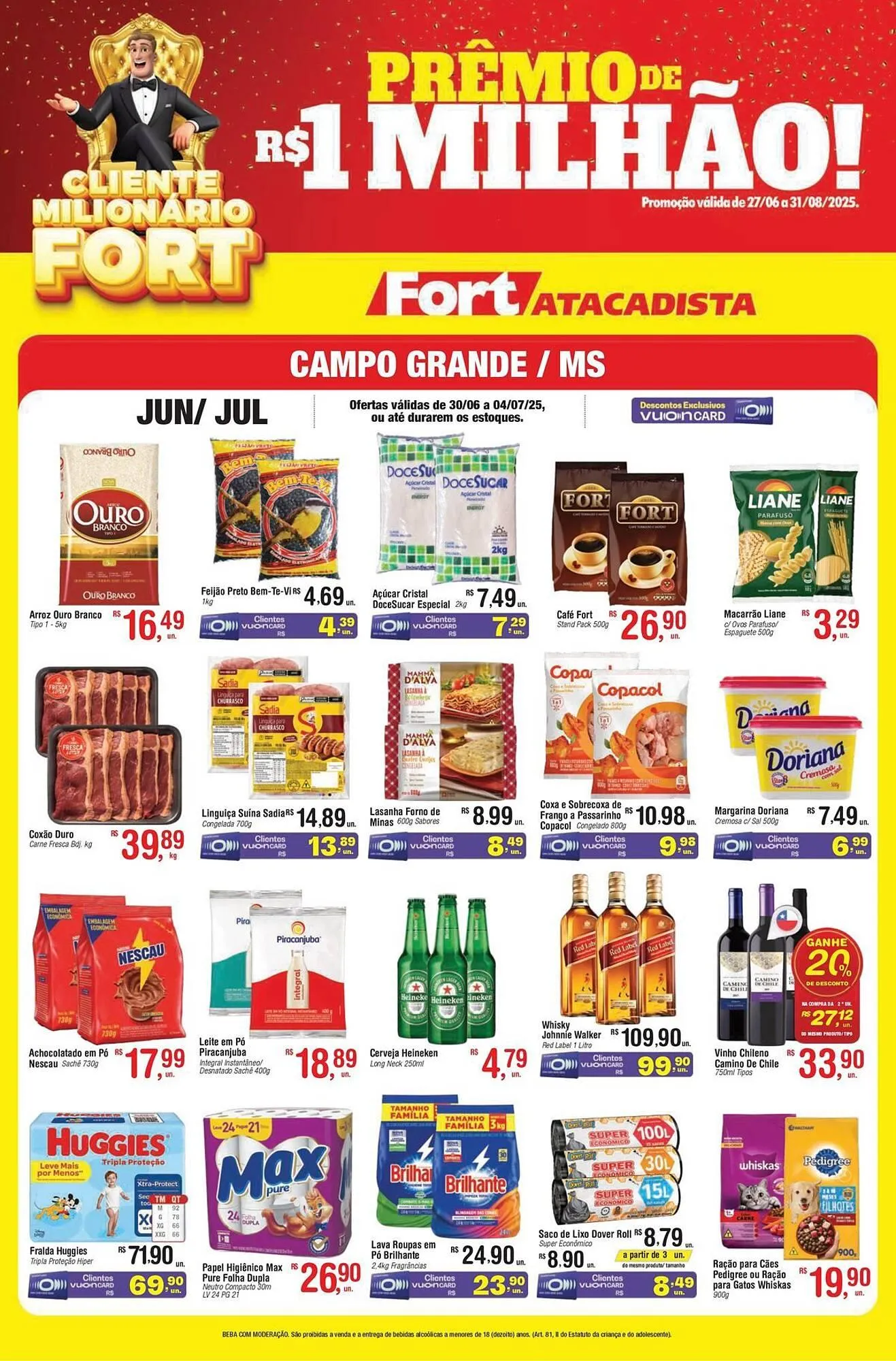 Encarte de Catálogo Fort Atacadista 27 de junho até 31 de agosto 2025 - Pagina 1