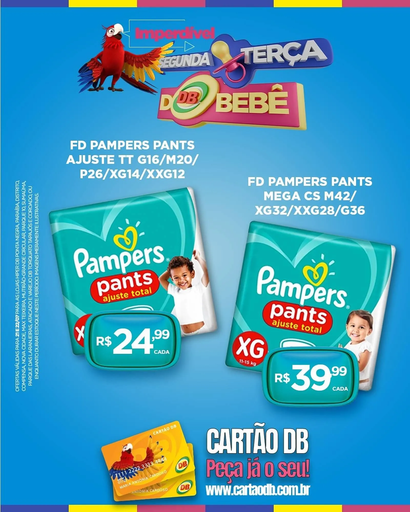 Encarte de Catálogo DB Supermercados 21 de julho até 22 de julho 2025 - Pagina 1