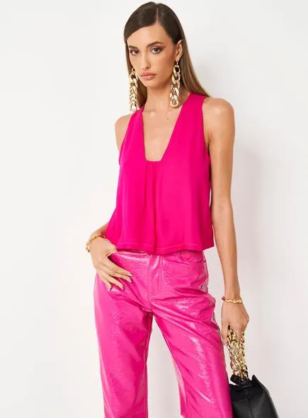 Blusa Loose Com Decote V