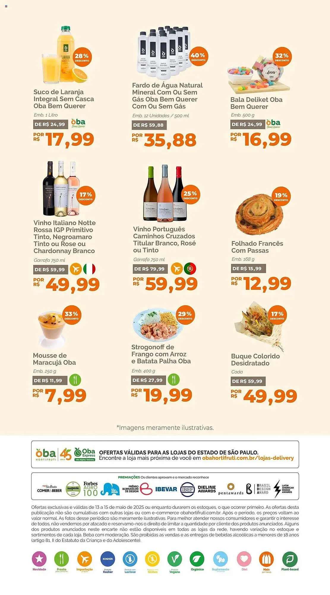 Encarte de Catálogo Oba Hortifruti 13 de maio até 16 de maio 2025 - Pagina 6