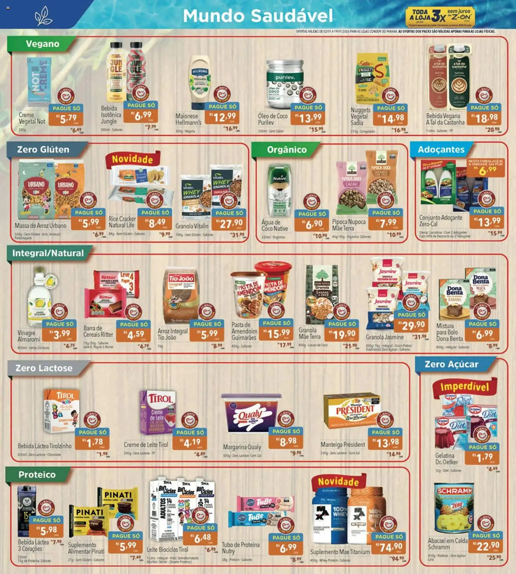 Encarte de Catálogo Supermercados Condor 2 de janeiro até 19 de janeiro 2026 - Pagina 10