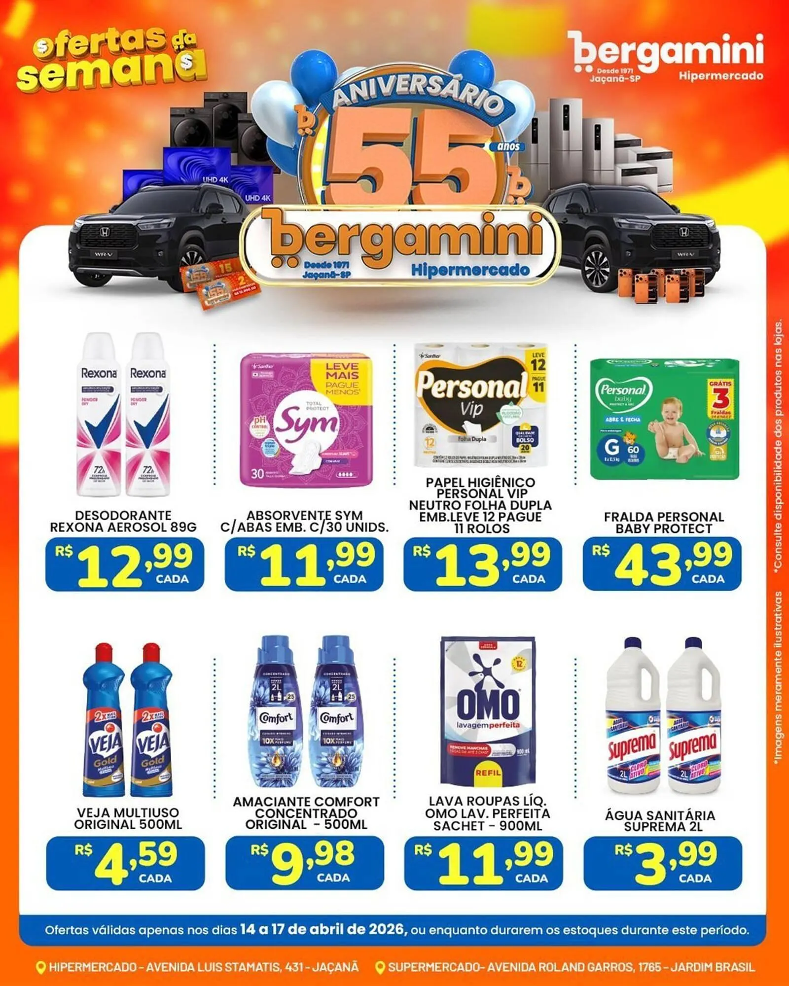 Encarte de Catálogo Supermercado Bergamini 14 de abril até 17 de abril 2026 - Pagina 7