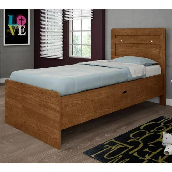 Cama Framar Móveis Baú Larissa - Malbec