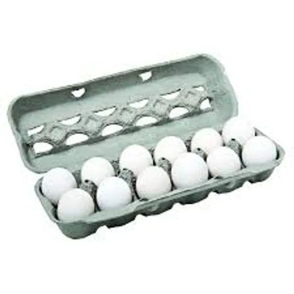 Ovo Branco Bandeja c/ 12 unidades