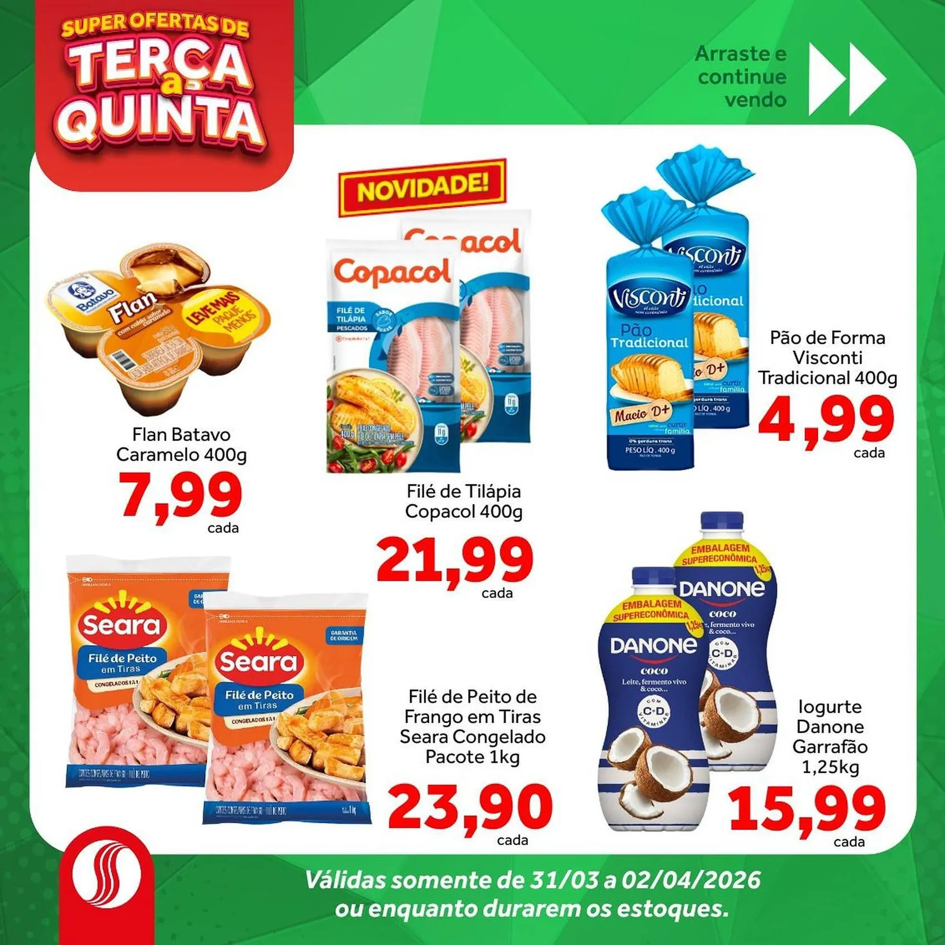 Encarte de Folheto Shibata Supermercados 31 de março até 2 de abril 2026 - Pagina 2