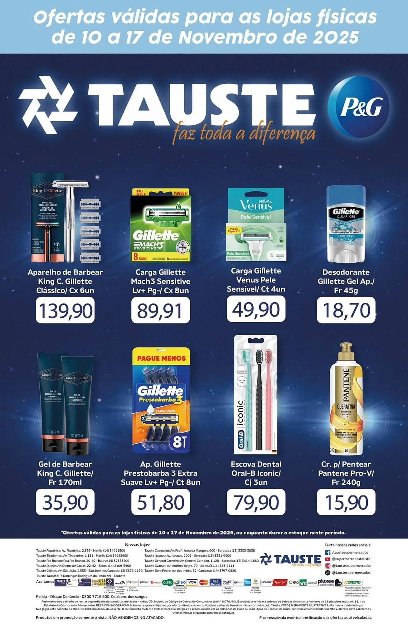 Encarte de Catálogo Supermercados Tauste 10 de novembro até 17 de novembro 2025 - Pagina 1